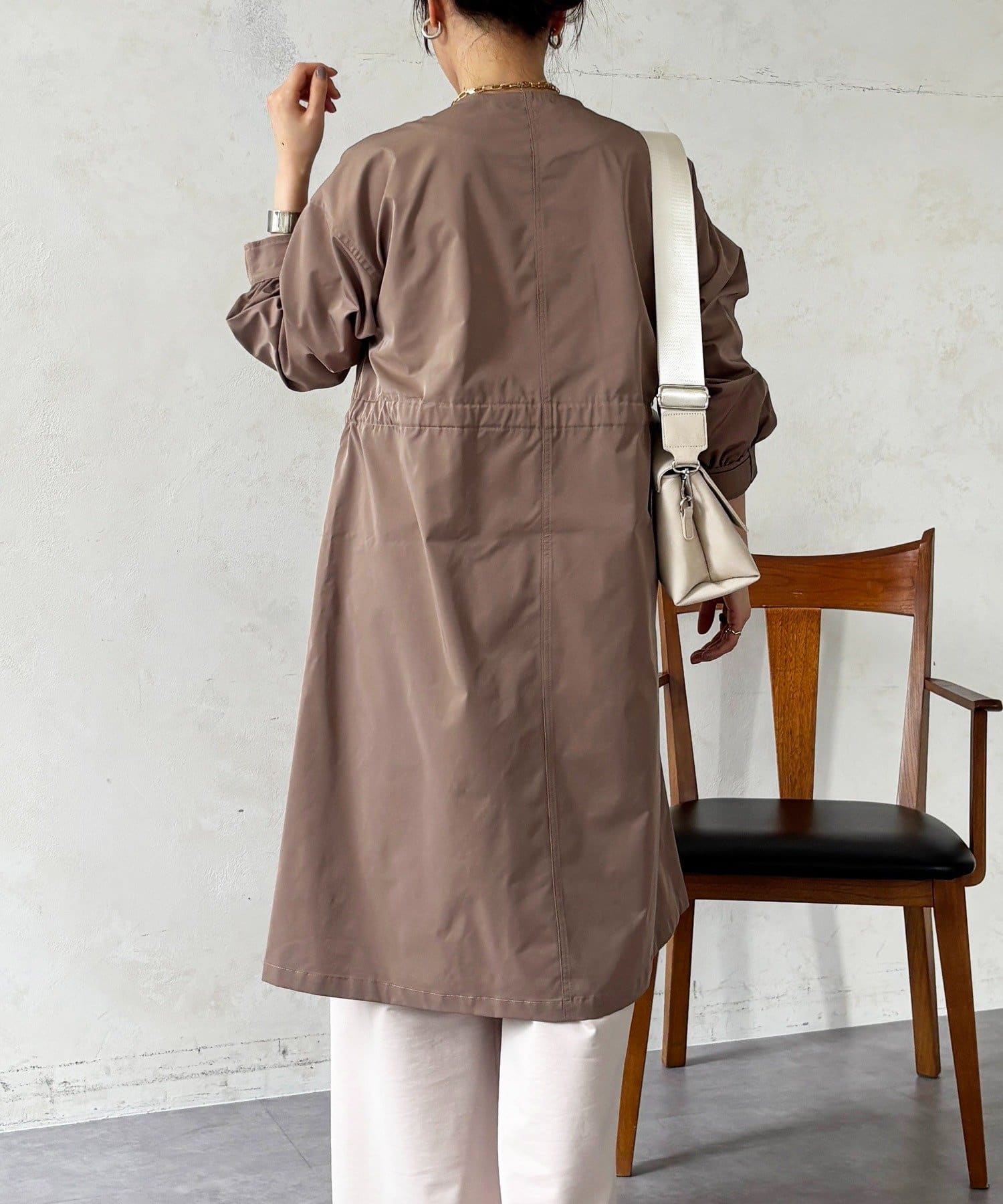 un dix cors(アンディコール) ノーカラードロストコート