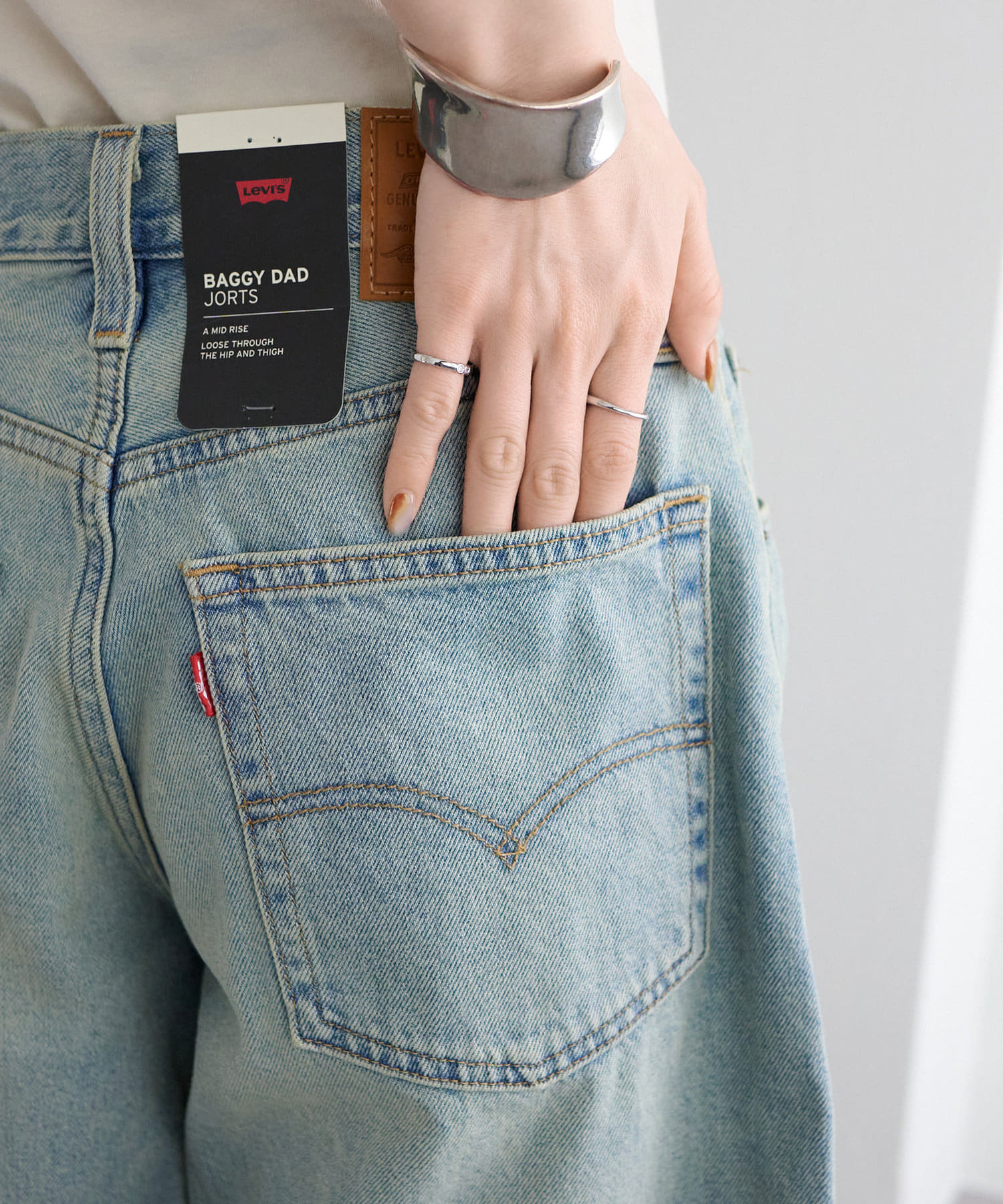 DISCOAT(ディスコート) Levi's BAGGY DAD JORT