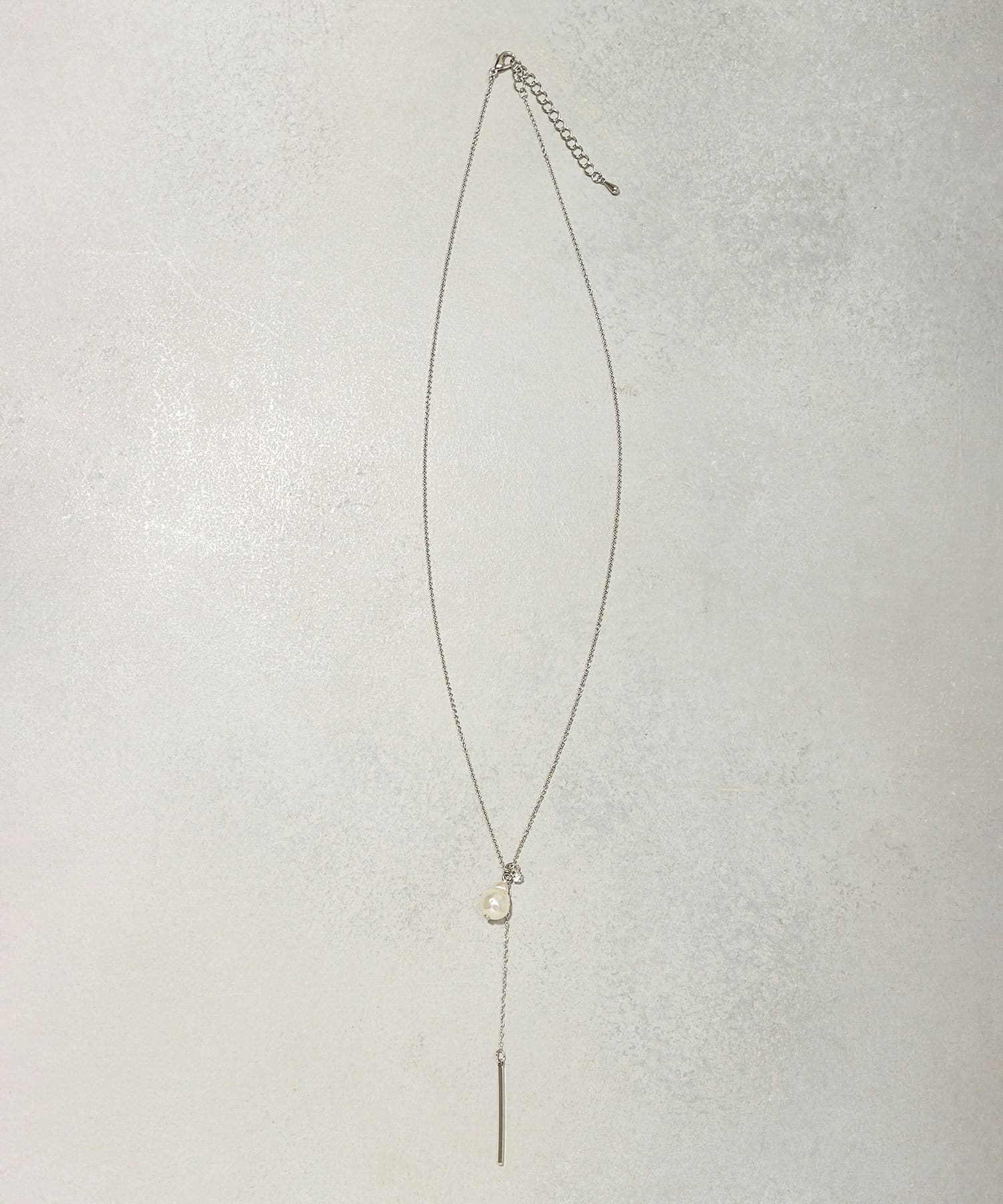 3COINS(スリーコインズ) イビツパールロングネックレス