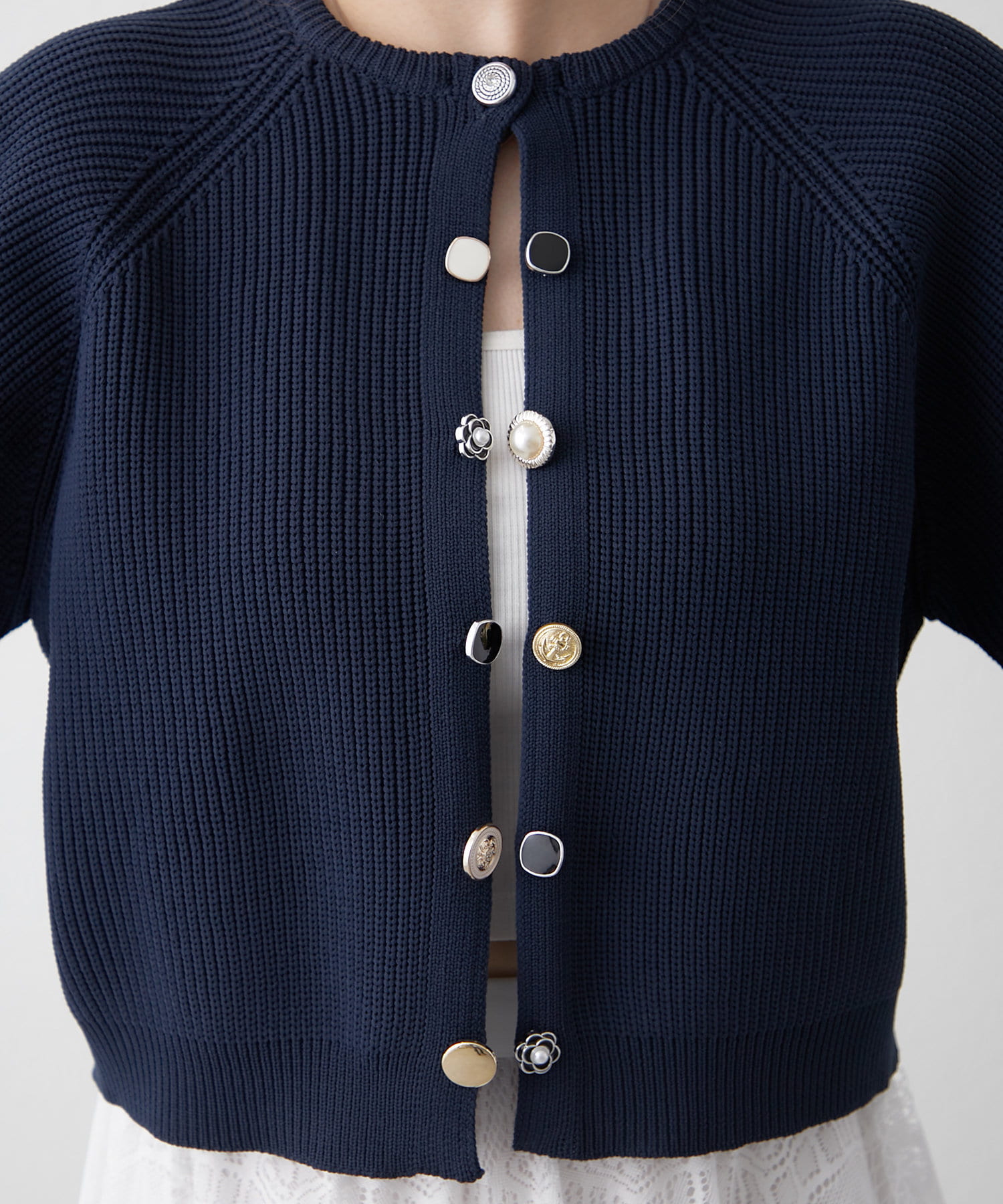 Remind me and forever(リマインドミーアンドフォーエバー) 【NAO】多ボタンカーディガン