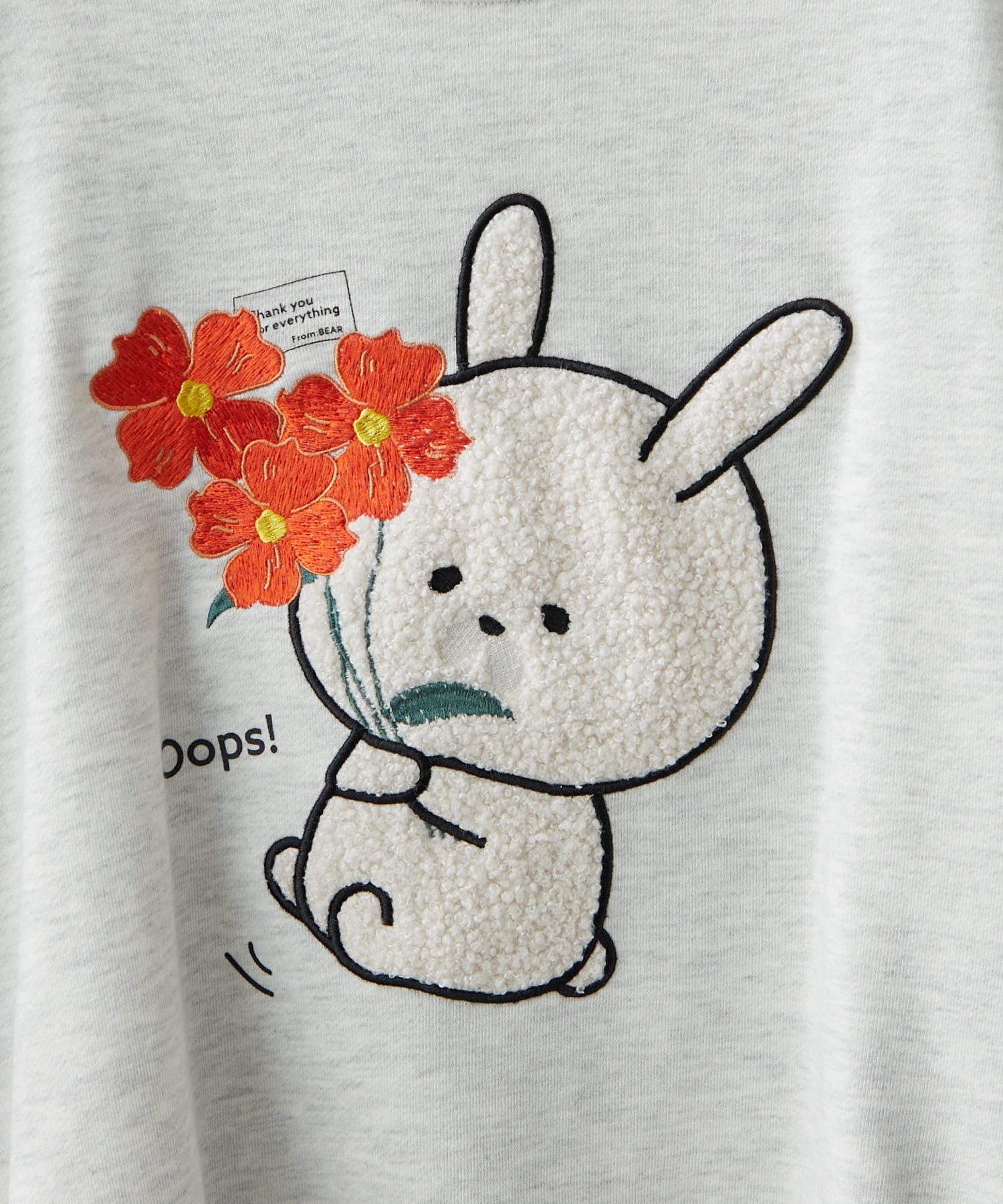 NICE CLAUP / OLIVE des OLIVE OUTLET(ナイスクラップ  / オリーブ デ オリーブ アウトレット) ゆるキャラフラワースウェット