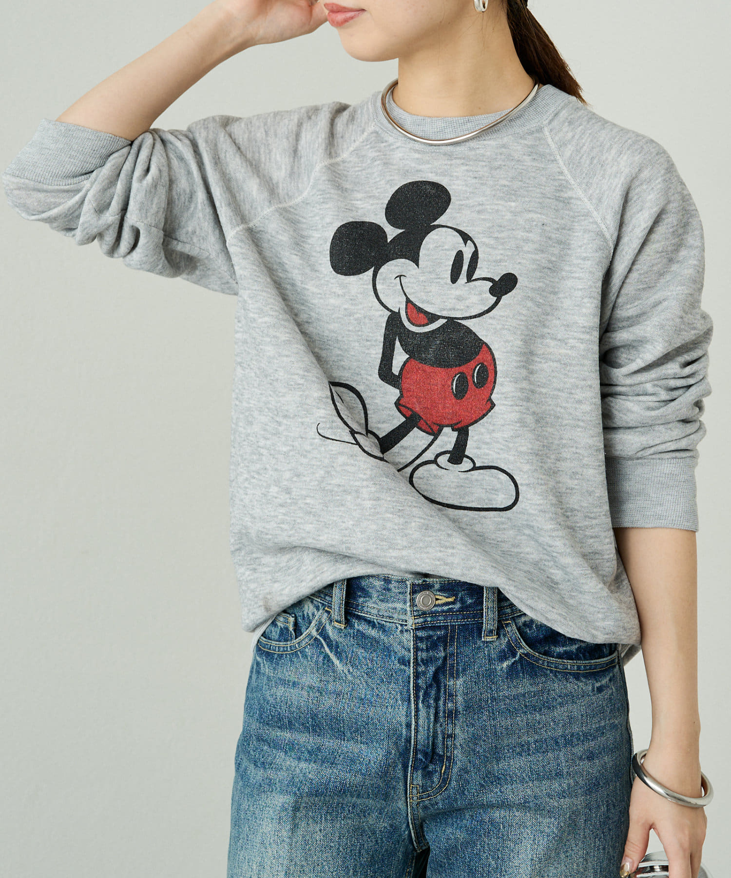 20周年限定】/ミッキー/スウェット グレー | LOUNGEDRESS(ラウンジ