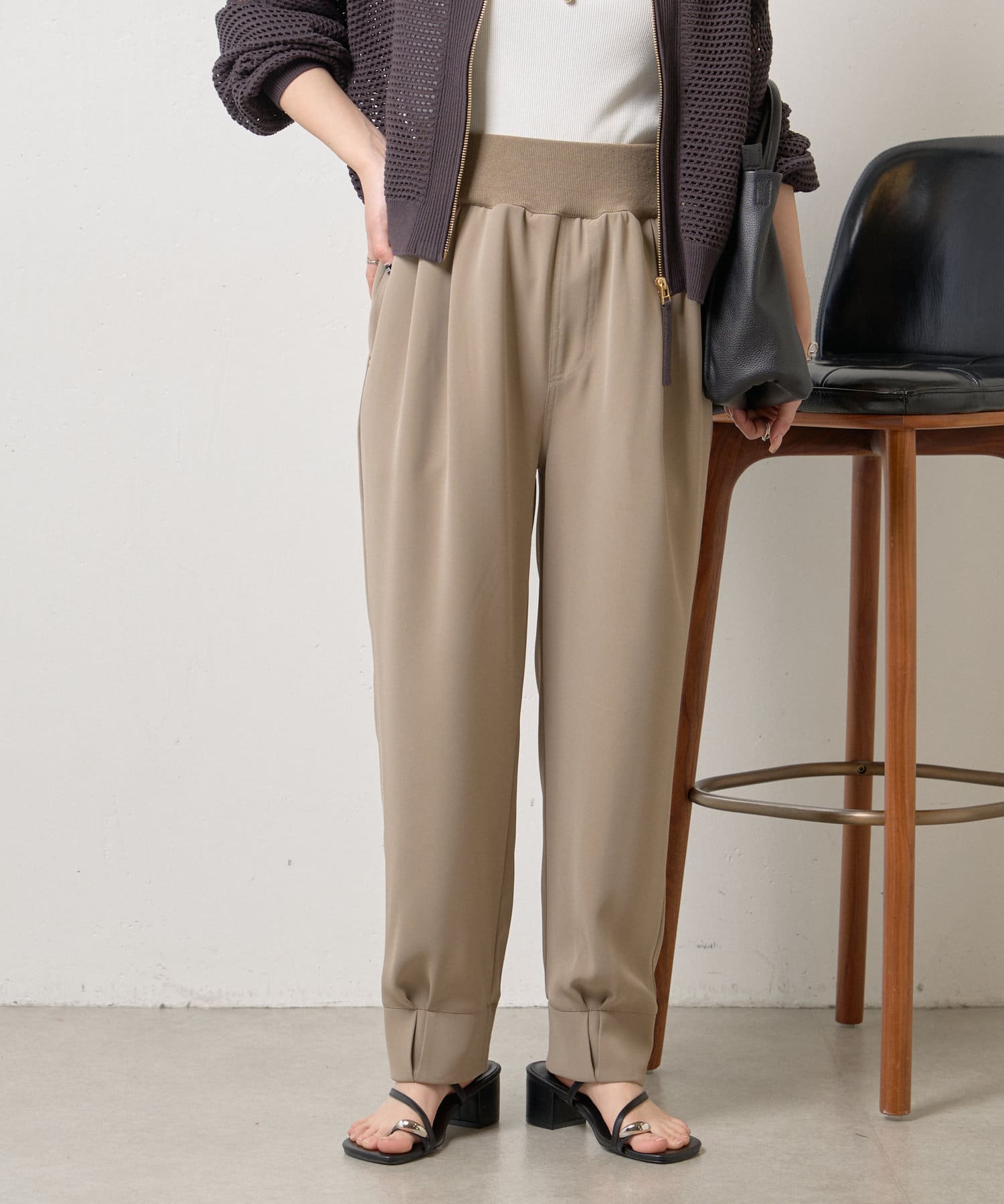 Jena espace merveilleux カラミジャガードパンツ 新品