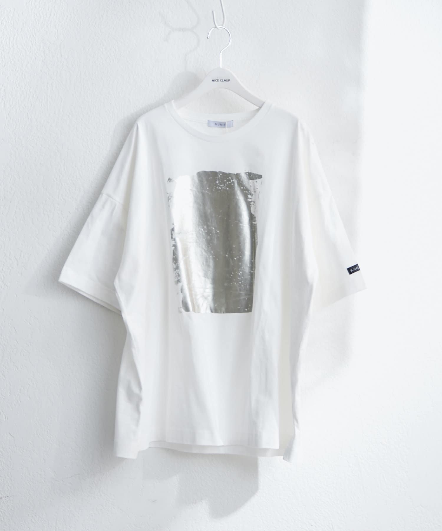 Remind me and forever(リマインドミーアンドフォーエバー) 【NUNIFE】箔プリントBIGT　サイズ展開が登場！ ユニセックス