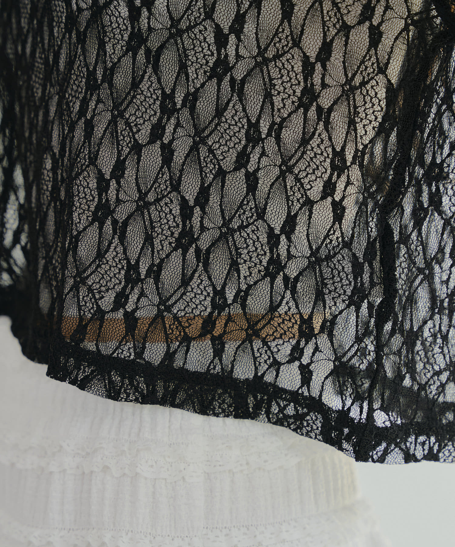 NICE CLAUP / OLIVE des OLIVE OUTLET(ナイスクラップ  / オリーブ デ オリーブ アウトレット) 【春の新作】【MARCHES】レースライン&リボンプルオーバー