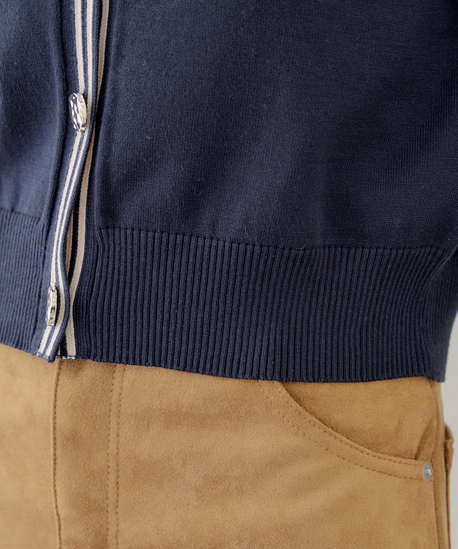 Chico(チコ) セーラーカラーニットカーディガン