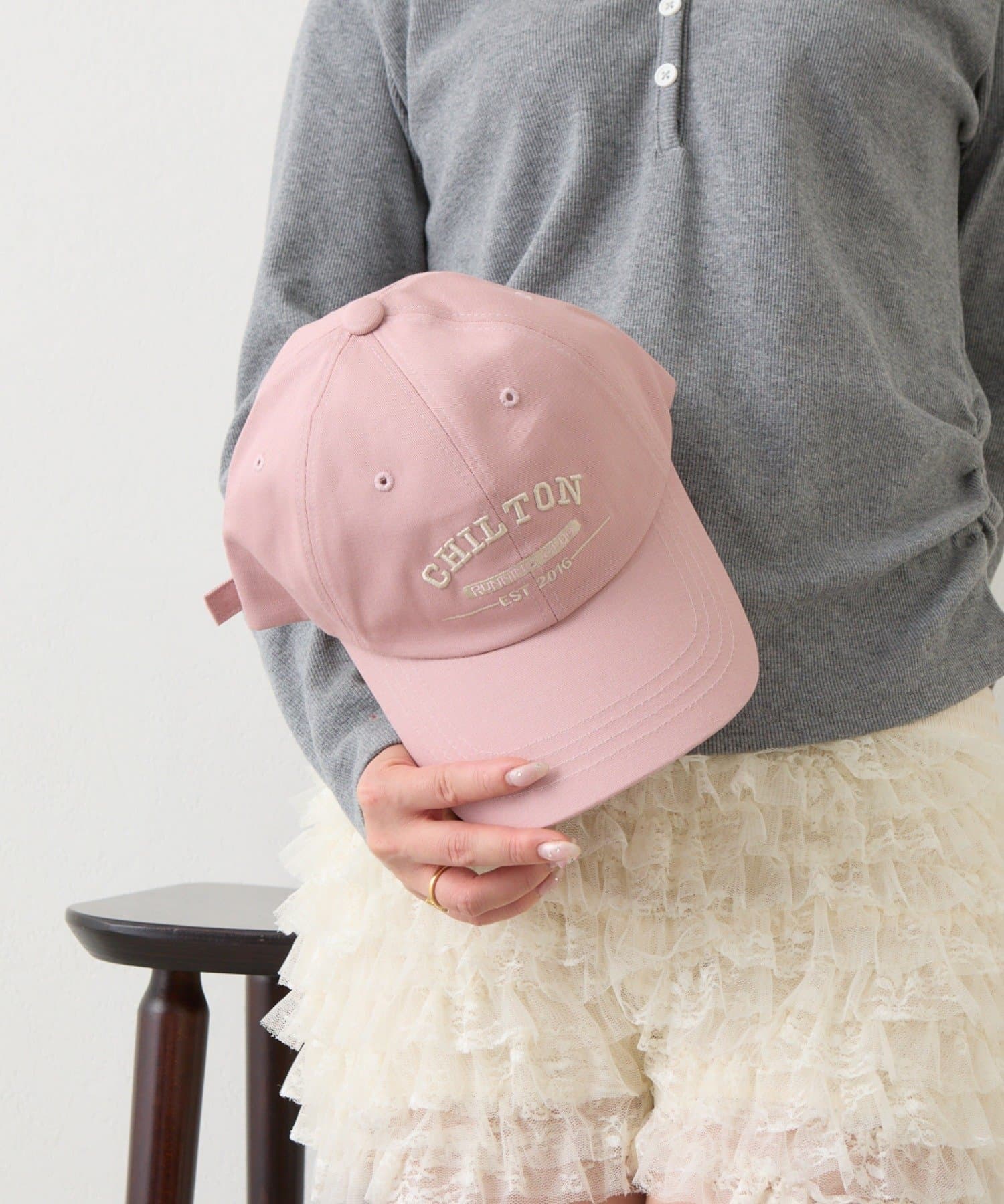 RAY CASSIN(レイカズン) レディース CHILTON CAP　/　カジュアルキャップ ピンク