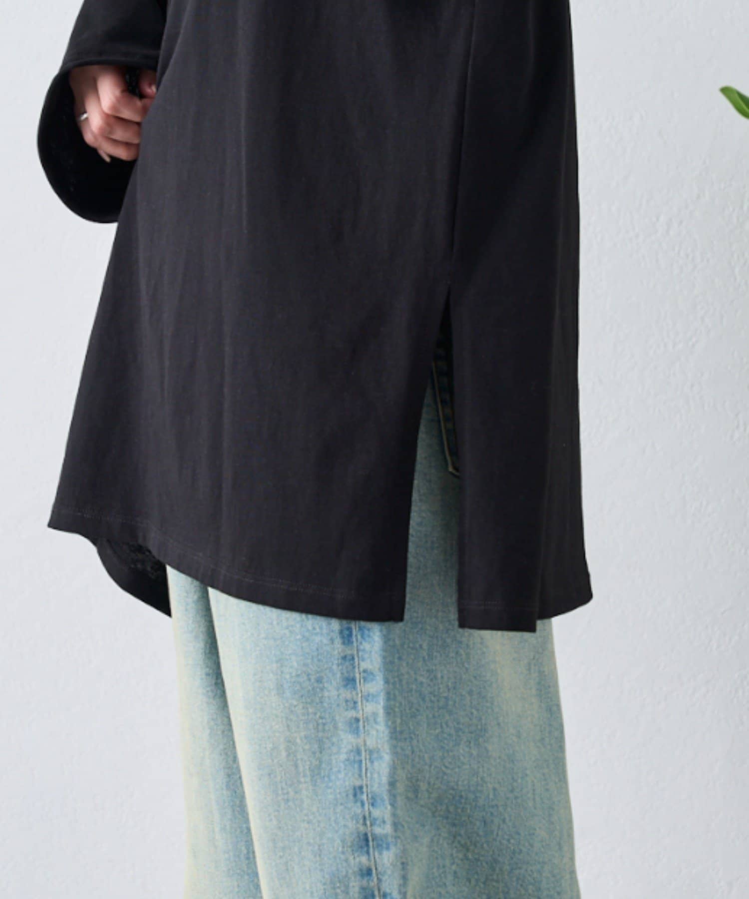 CIAOPANIC TYPY(チャオパニックティピー) シアースラブワンポイント刺繍オーバーTee