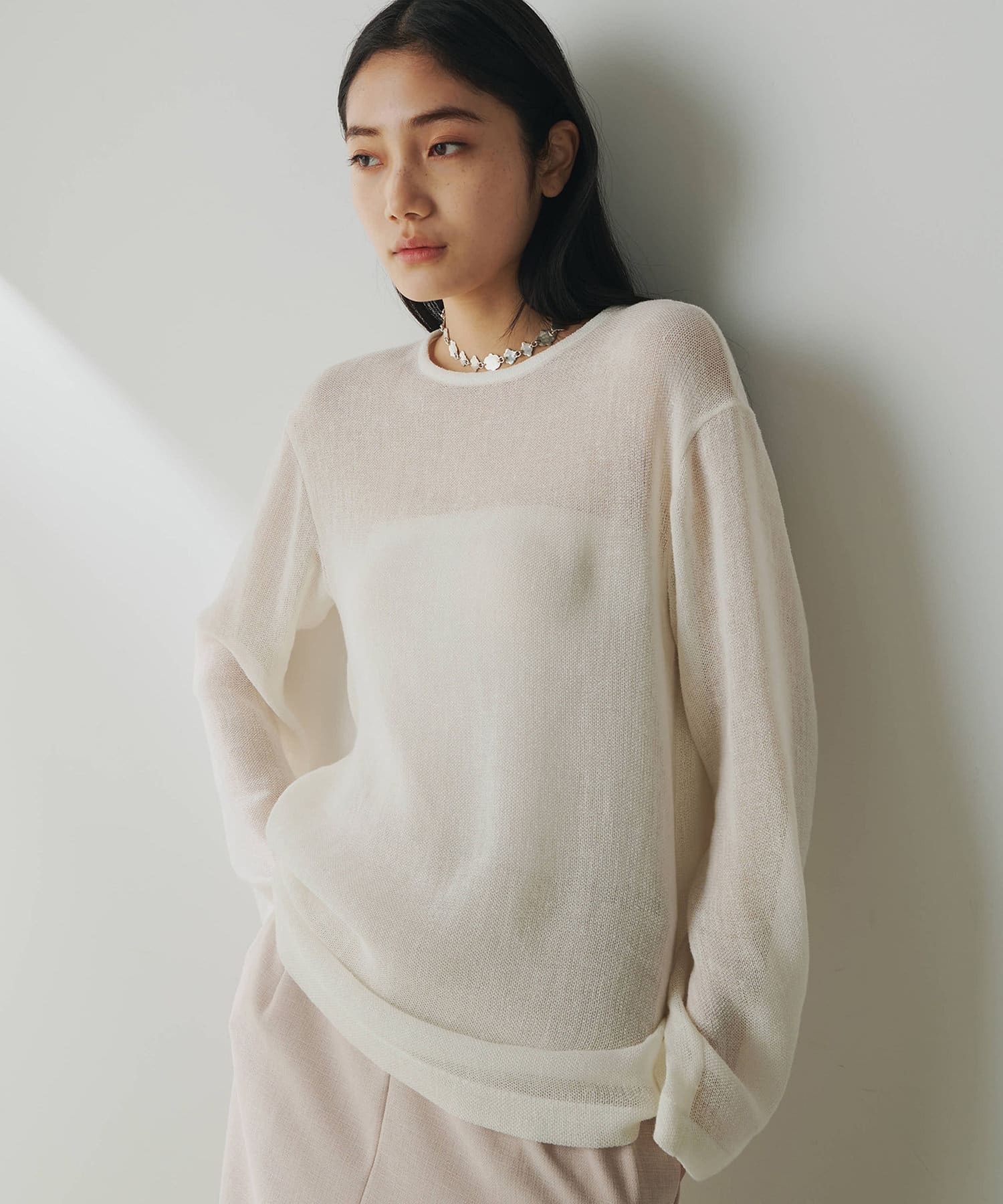 リネンメッシュプルオーバー | Whim Gazette(ウィム ガゼット リネンメッシュプルオーバー | Whim Gazette(ウィム ガゼット