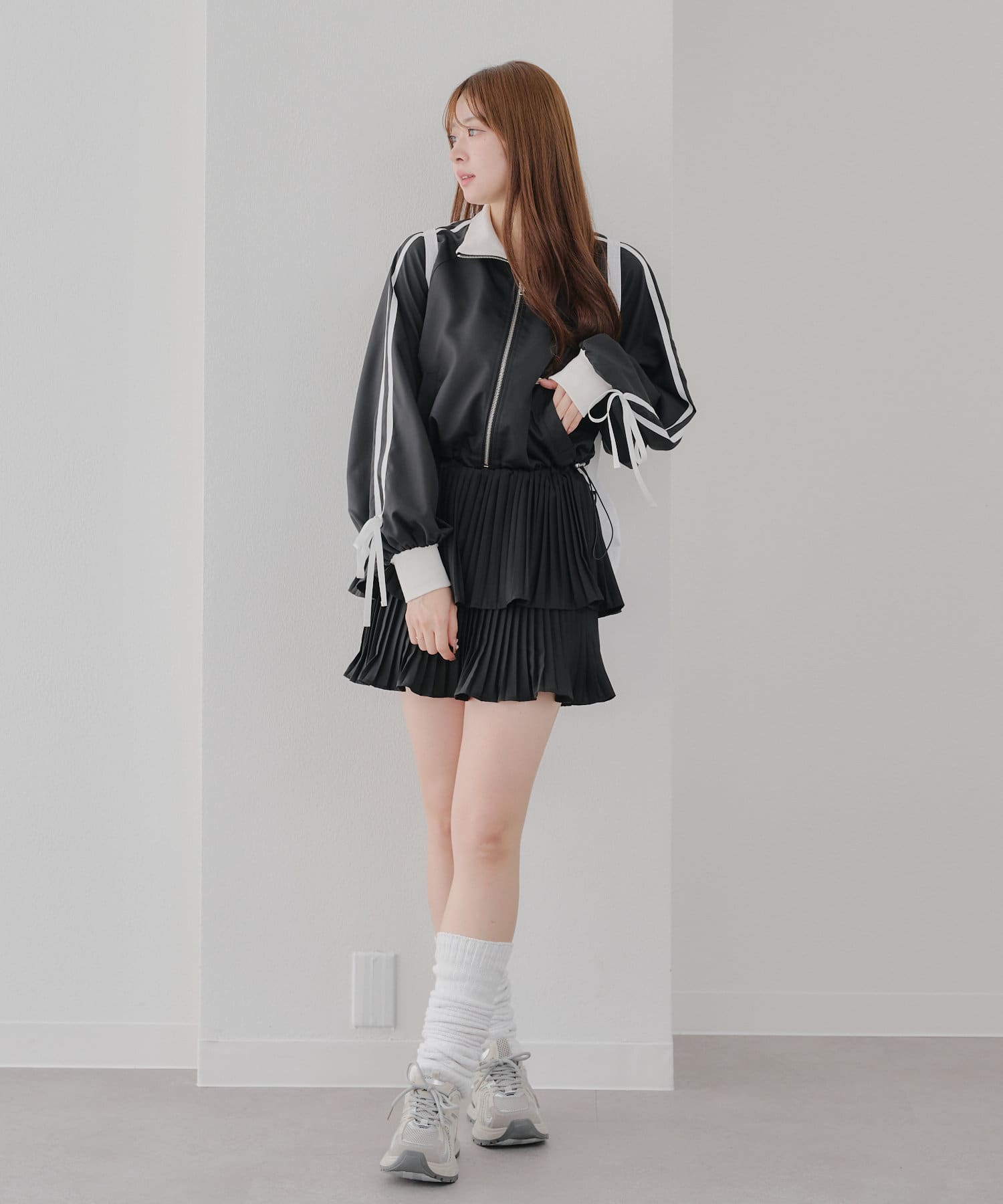 NICE CLAUP / OLIVE des OLIVE OUTLET(ナイスクラップ  / オリーブ デ オリーブ アウトレット) 【春の新作】【OUTLET限定】ラインリボンマンパ