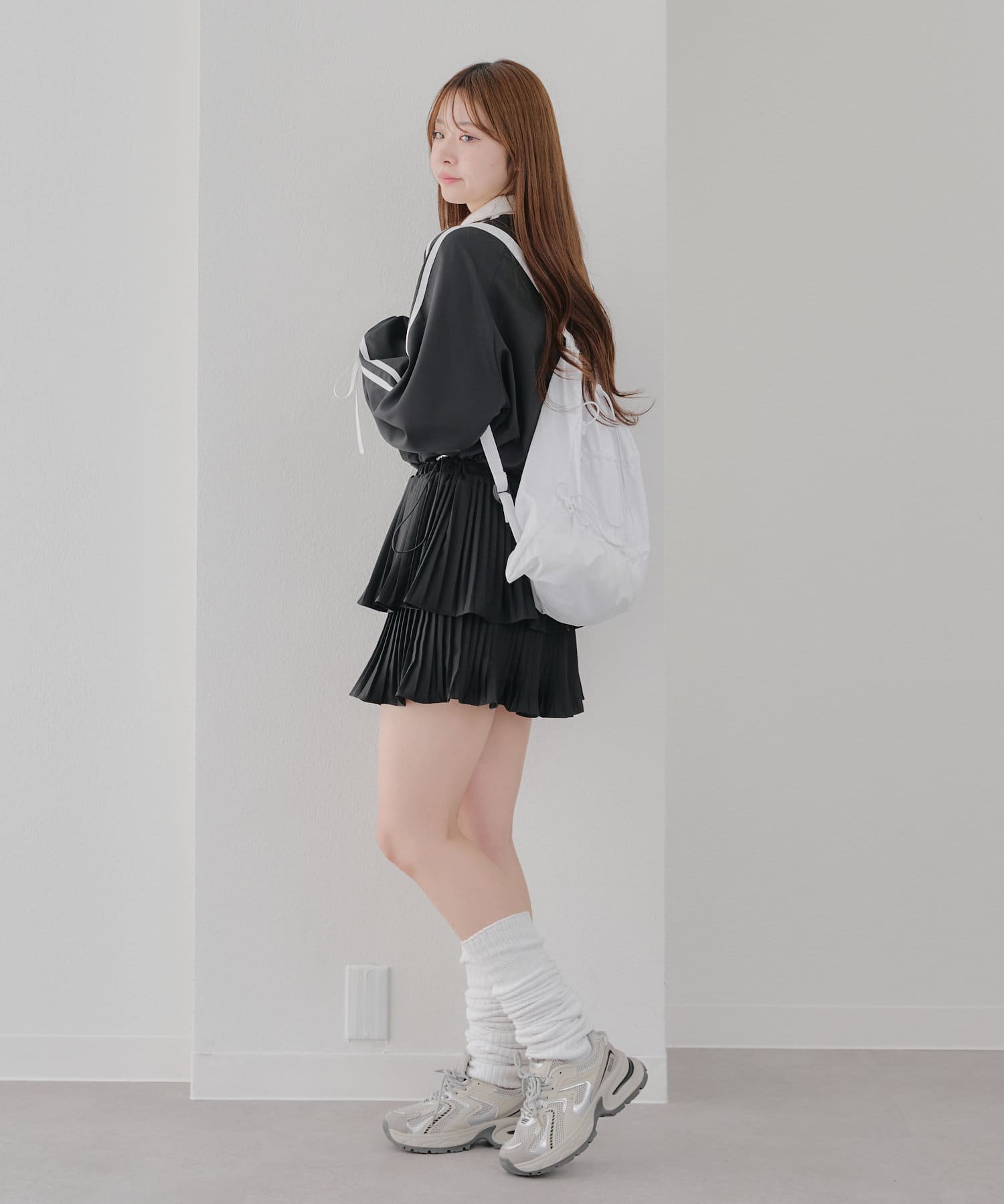 NICE CLAUP / OLIVE des OLIVE OUTLET(ナイスクラップ  / オリーブ デ オリーブ アウトレット) 【春の新作】【OUTLET限定】ラインリボンマンパ