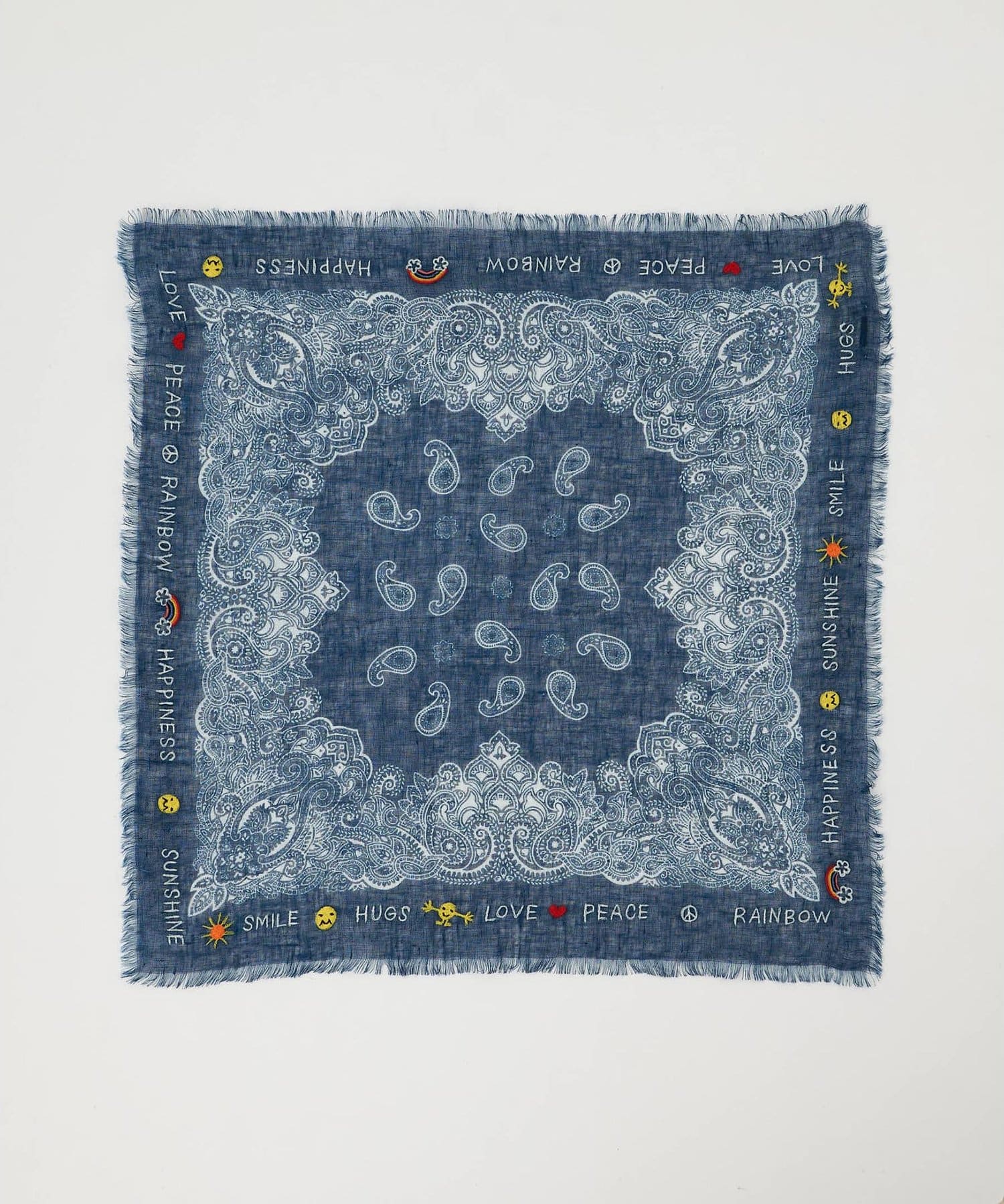 Whim Gazette(ウィム ガゼット) 【CITRUS】バンダナ刺繍スカーフ