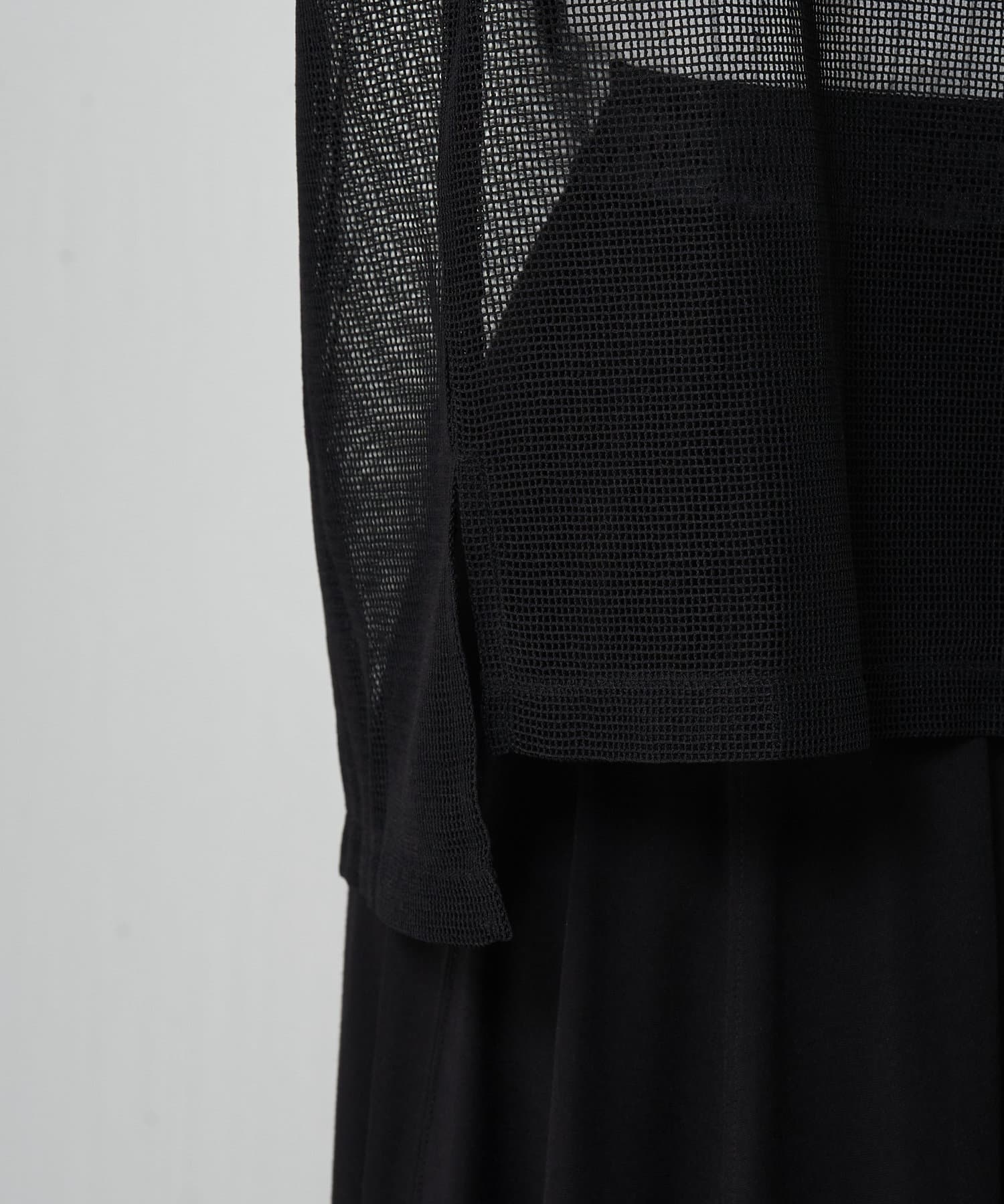 Jena　espace merveilleux(ジェナ　エスパスメルヴェイユ) メッシュラインパーカー