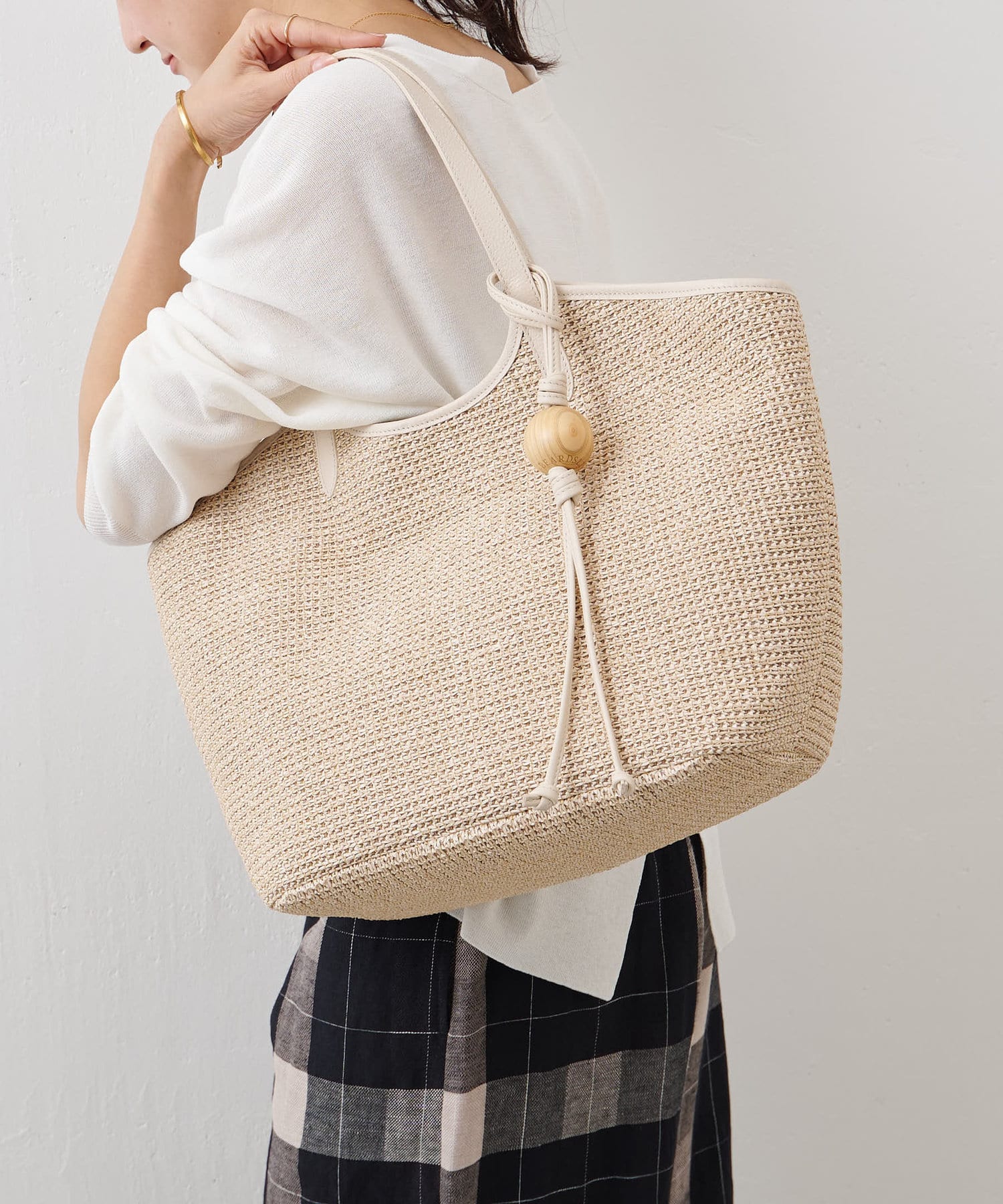 russet×BEARDSLEY》カゴトートバッグ | BEARDSLEY(ビアズリー