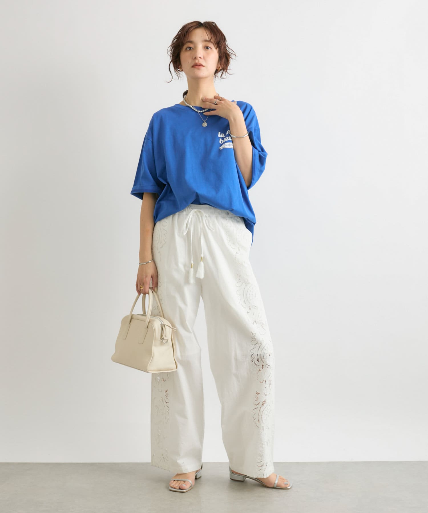 45Rkurasiのカットワークパンツ 45Rkurasiのカットワークパンツ