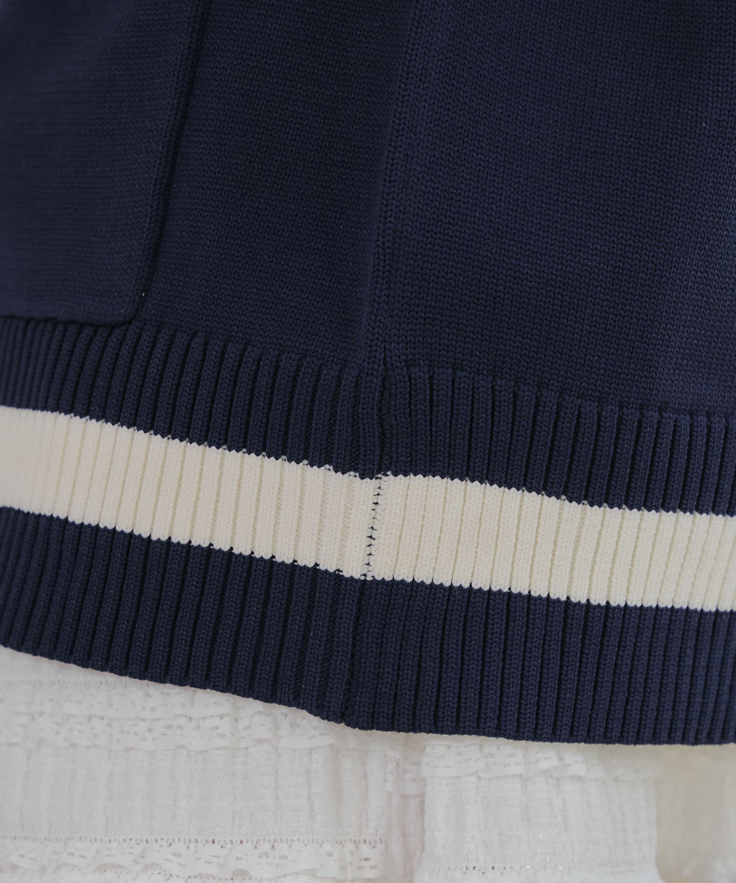 NICE CLAUP / OLIVE des OLIVE OUTLET(ナイスクラップ  / オリーブ デ オリーブ アウトレット) 【春の新作】【MARCHES】レタードカーディガン