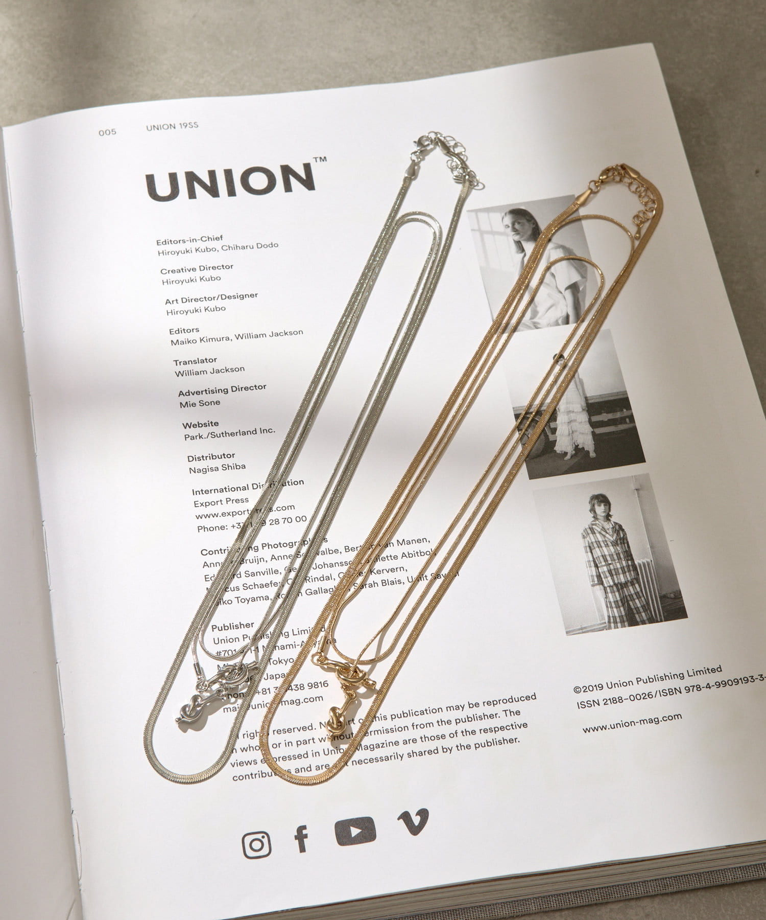 Lattice(ラティス) シンプルチェーンネックレスセット(2P)