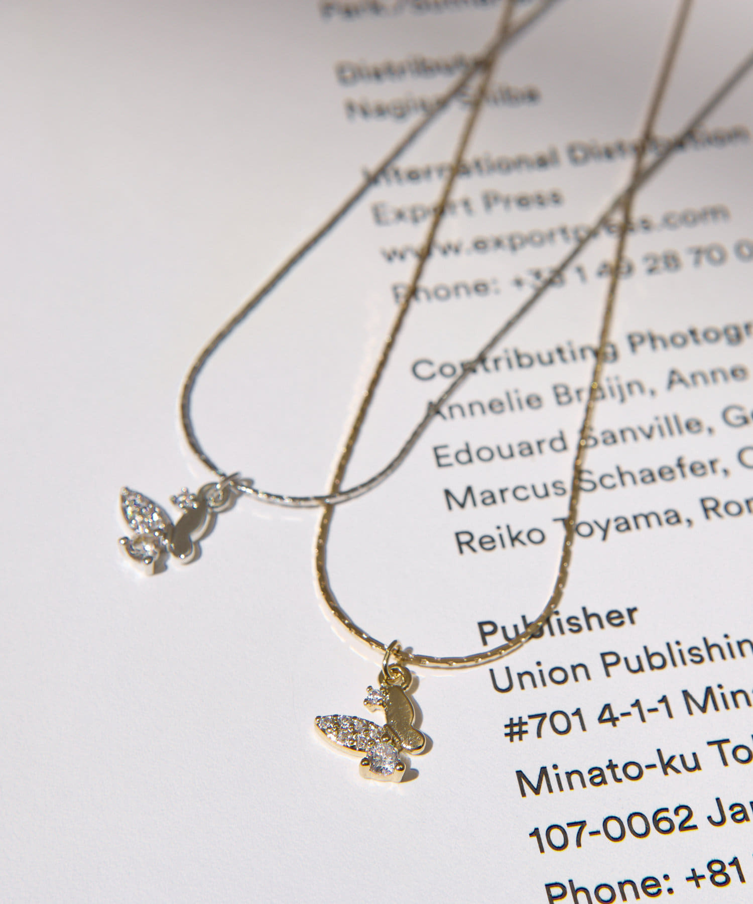 Lattice(ラティス) バタフライネックレス