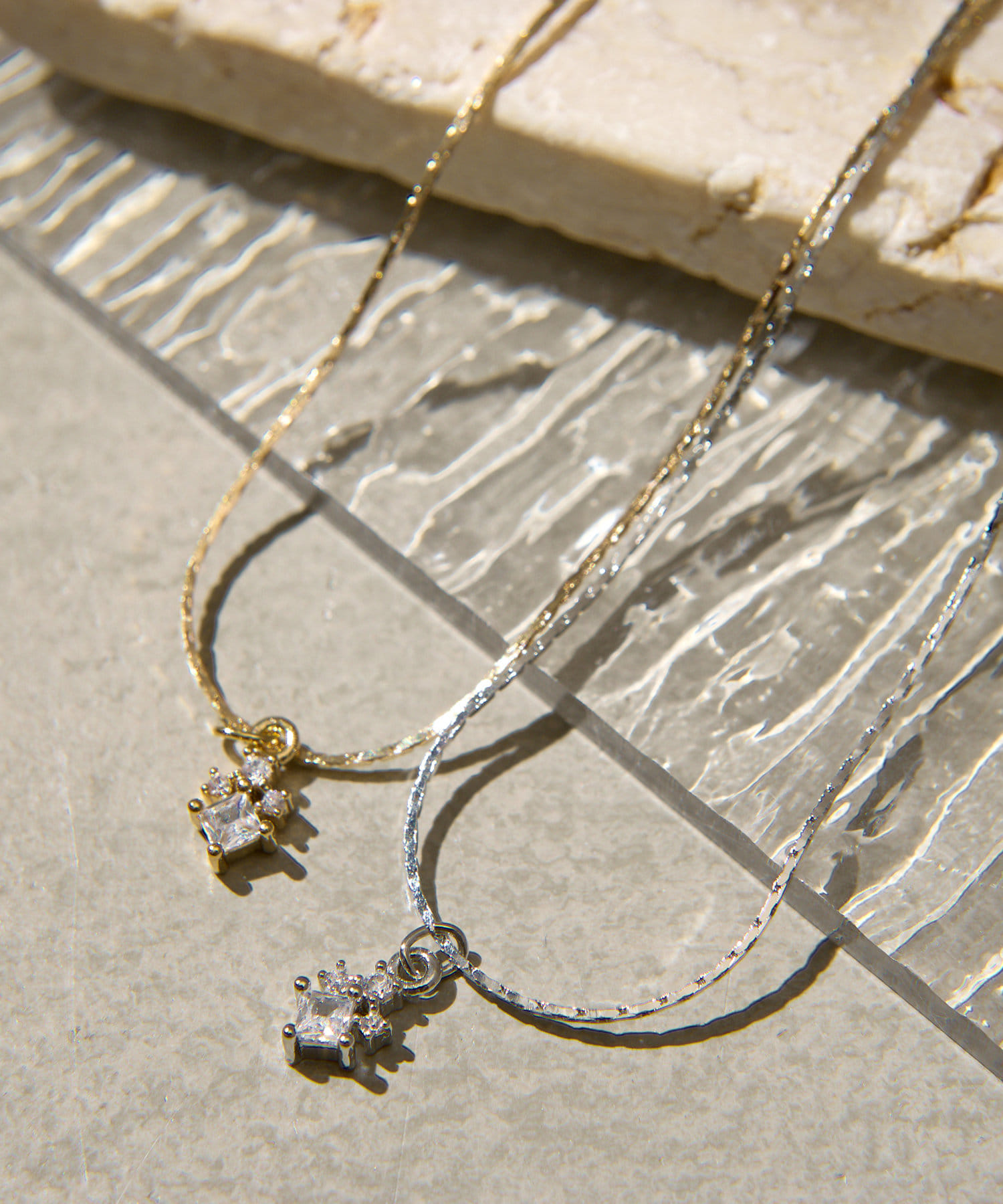 Lattice(ラティス) ストーンネックレス