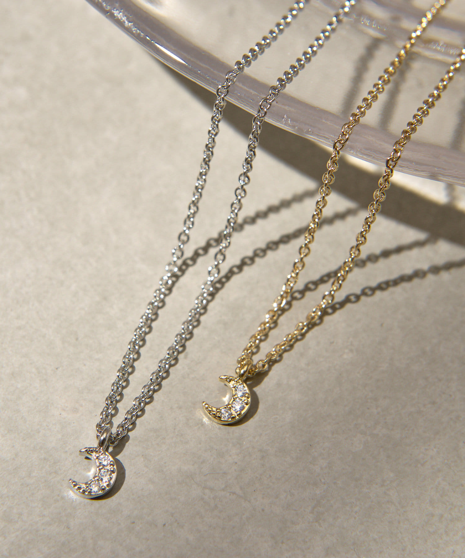 Lattice(ラティス) ムーンネックレス