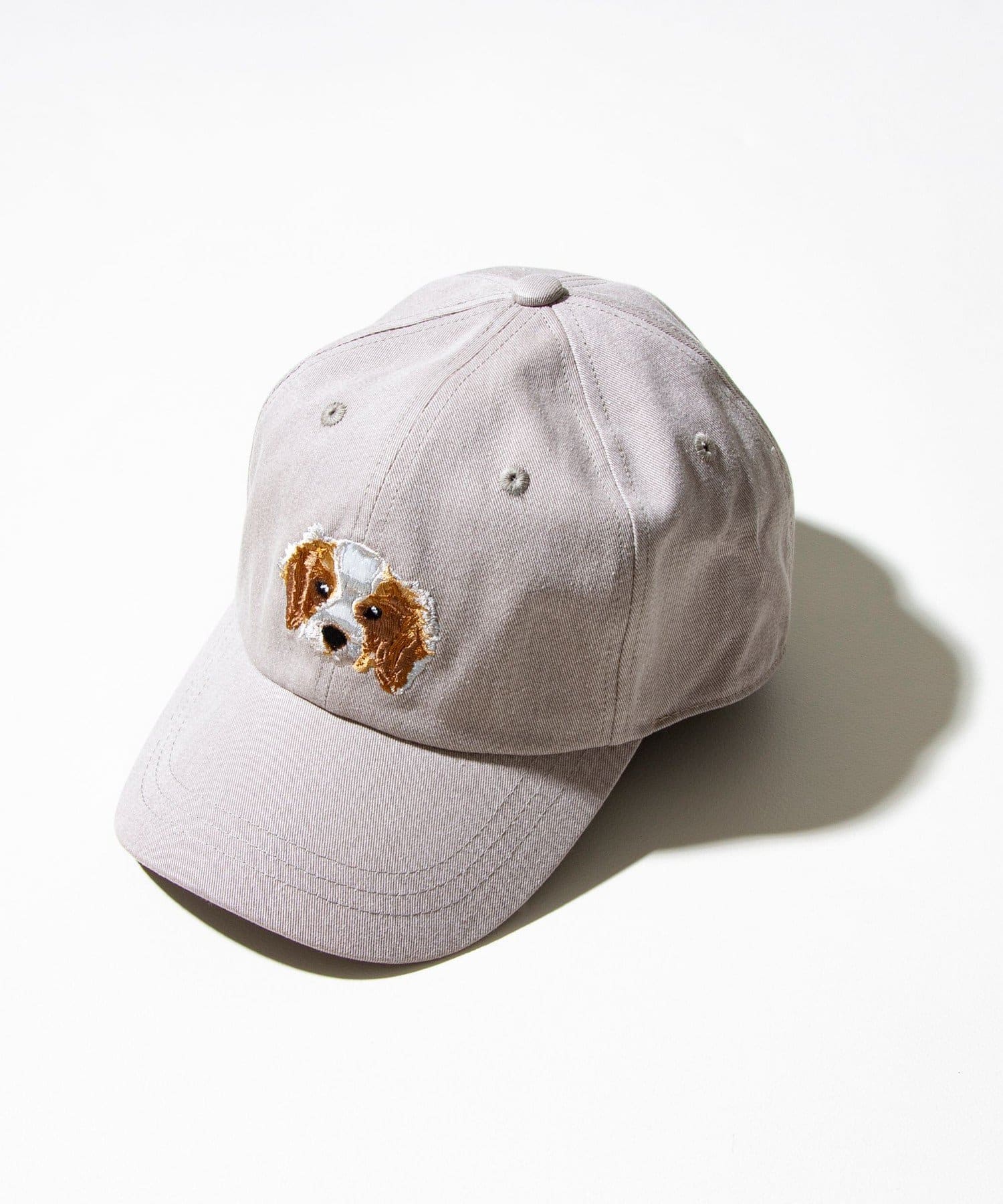 FREDY & GLOSTER(フレディ アンド グロスター) レディース 【GLOSTER】WASHED DOG embroidery CAP 刺繍 ベージュその他2