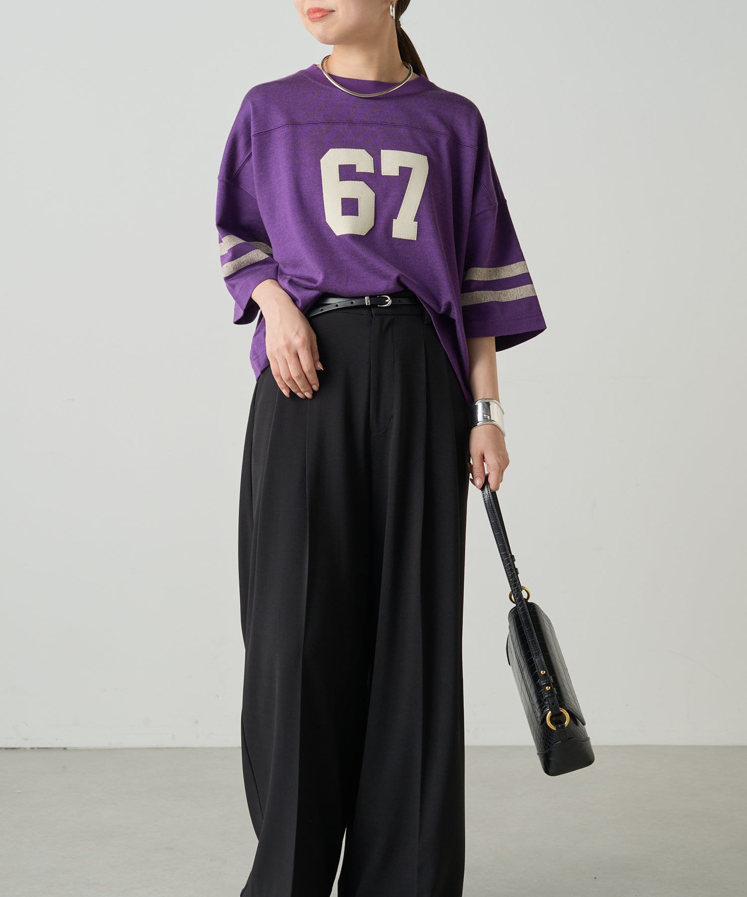 【Loungedress】 ラウンジドレス ジャガードZIPブルゾン 新品未使用 St.Johns 3rd club 】ナンバリングTシャツ | LOUNGEDRESS
