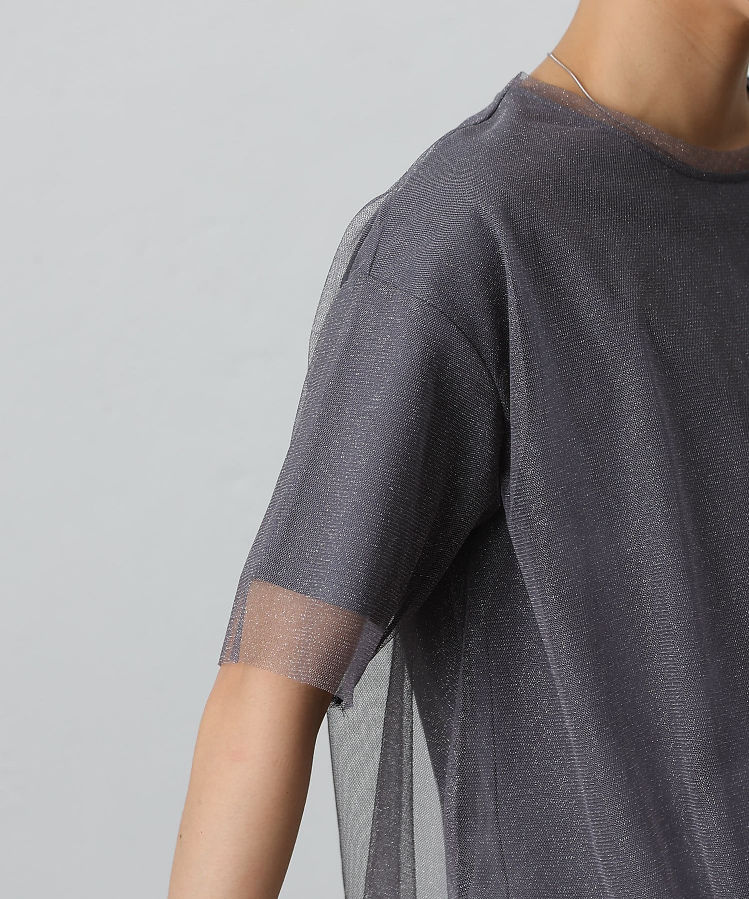 COLONY 2139(コロニー トゥーワンスリーナイン) リブオーバーチュールTシャツ