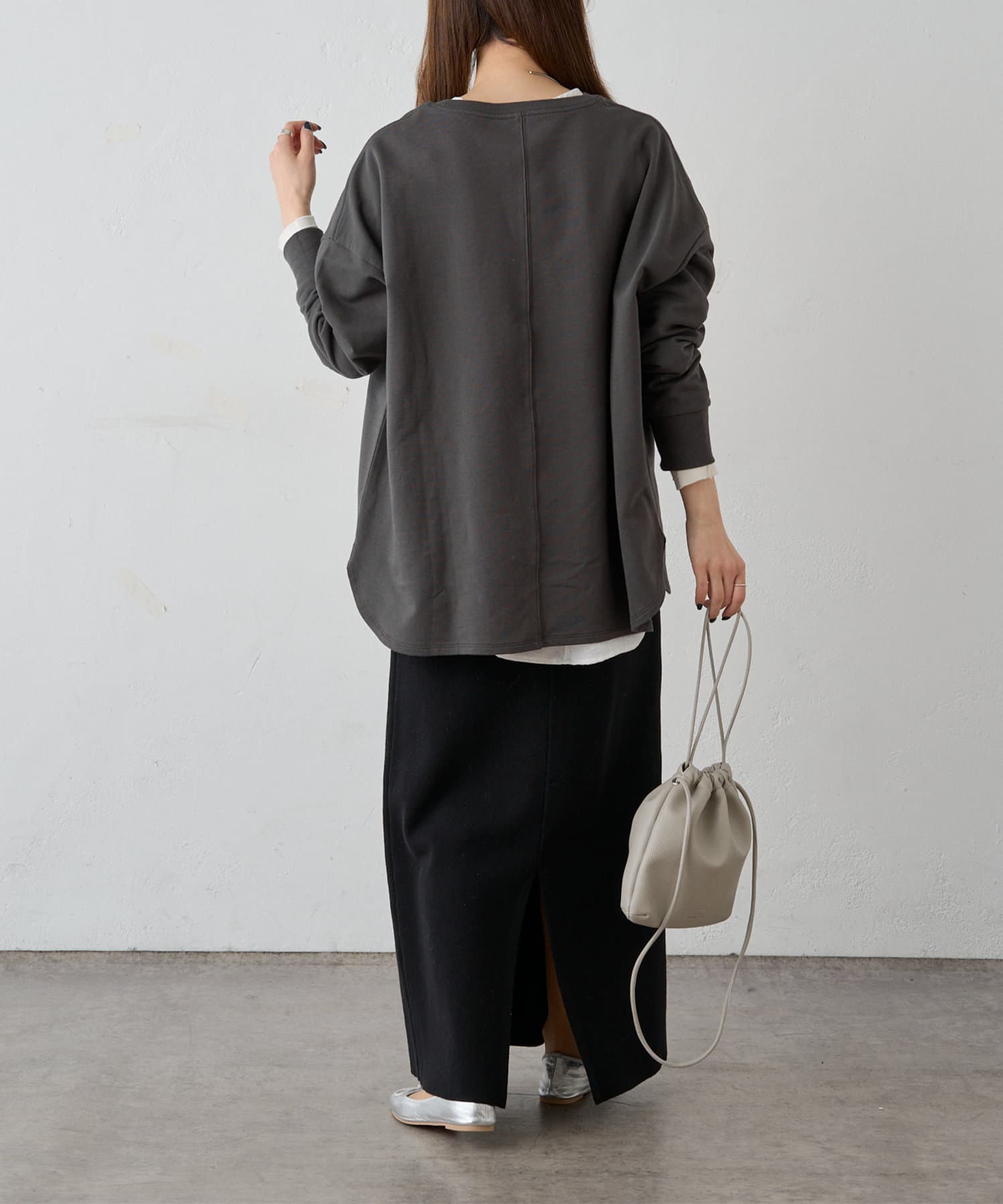 PUAL CE CIN(ピュアルセシン) インレイチュニックプルオーバー