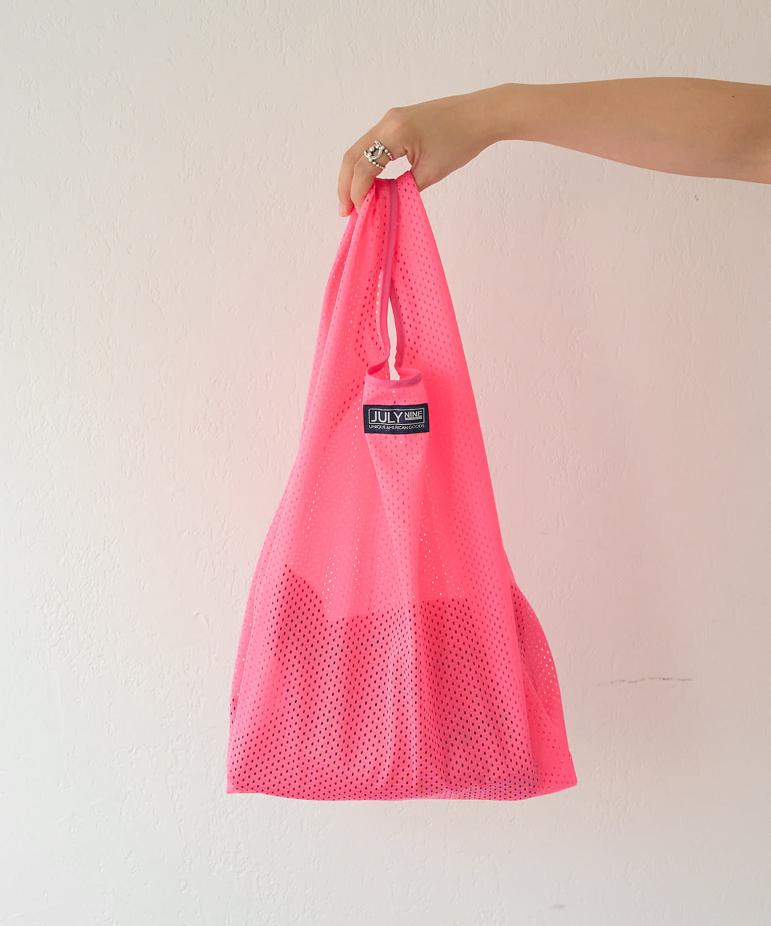 Omekashi(オメカシ) レディース 【JULY NINE】 MESH BAG ピンク