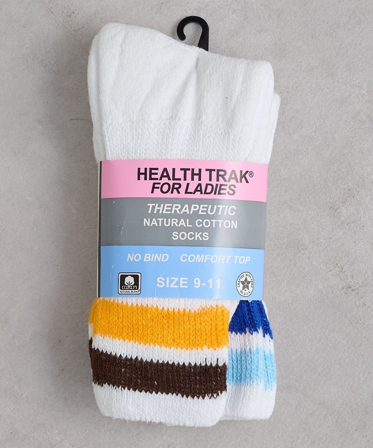 Omekashi(オメカシ) Healthtrak 2パックストライプアソートソックス