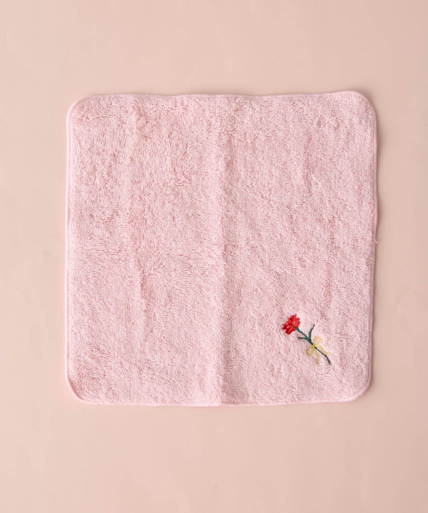 BIRTHDAY BAR(バースデイバー) カーネーション刺繍タオルハンカチ