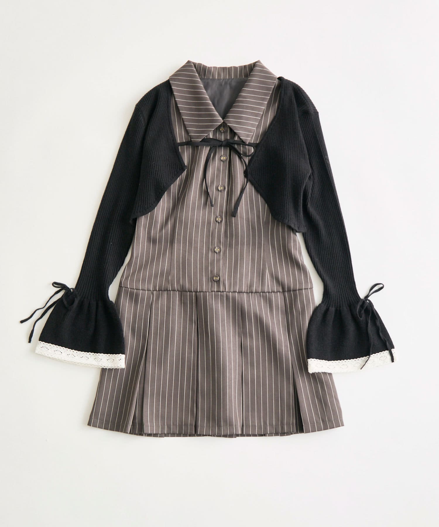OLIVE des OLIVE(オリーブ デ オリーブ) 【大好評につき再予約】YUI企画　ベルスリーブリボンボレロ