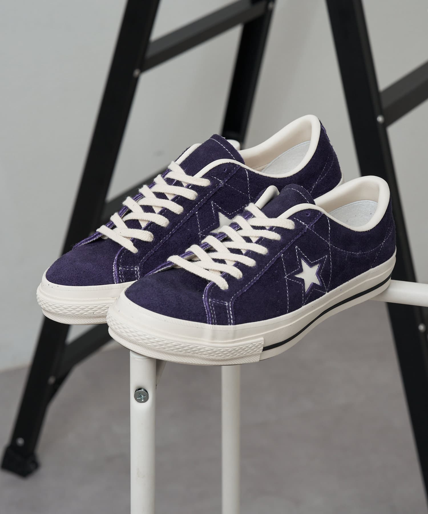 CIAOPANIC(チャオパニック) メンズ 【CONVERSE/コンバース】ONE STAR J SUEDE / ワンスター Ｊ スエード パープル