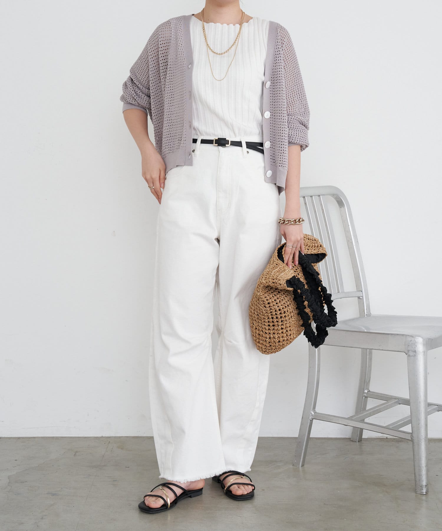 jena espace merveilleux　カーブデニムパンツ 大人気リバイバル】カーブデニムパンツ | Jena espace