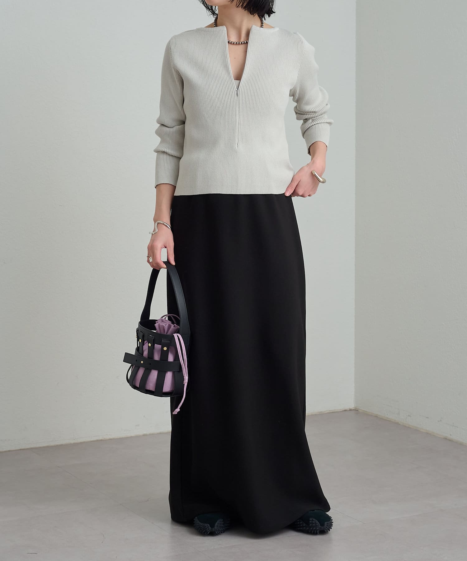 Omekashi(オメカシ) LENK(リンク) Cage Linen BAG