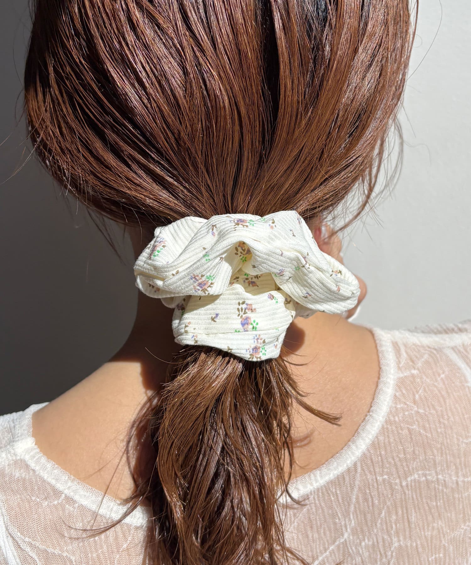 Lattice(ラティス) 小花柄シュシュ
