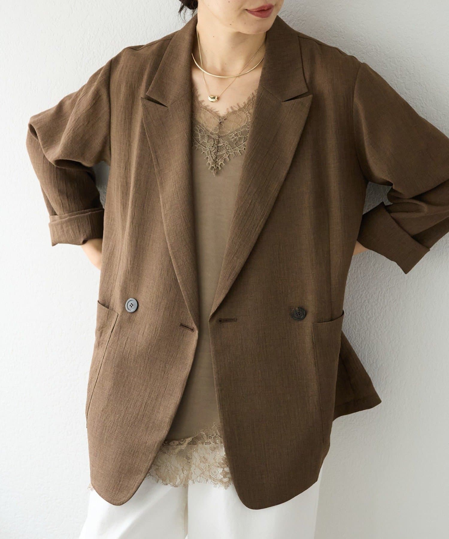 RIVE DROITE(リヴドロワ) 予約【新色追加/ウォッシャブル】シアースラブオーバージャケット