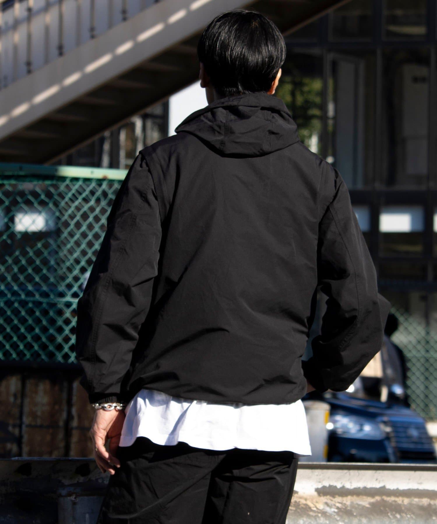 FREDY & GLOSTER(フレディ アンド グロスター) 【Jack Purcell】コットンナイロン 2WAYアノラックパーカー