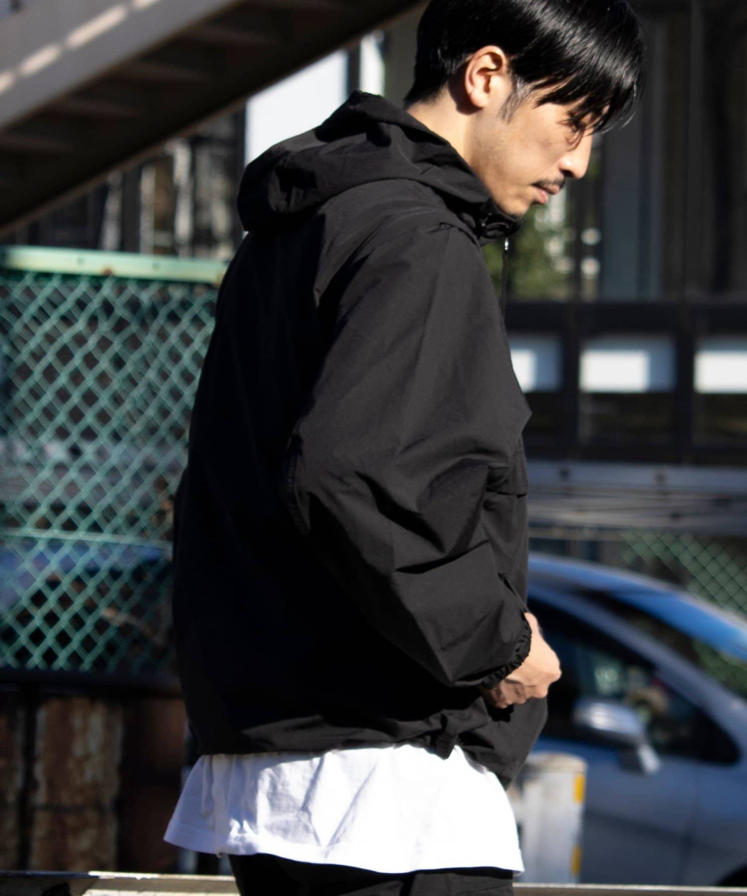 FREDY & GLOSTER(フレディ アンド グロスター) 【Jack Purcell】コットンナイロン 2WAYアノラックパーカー