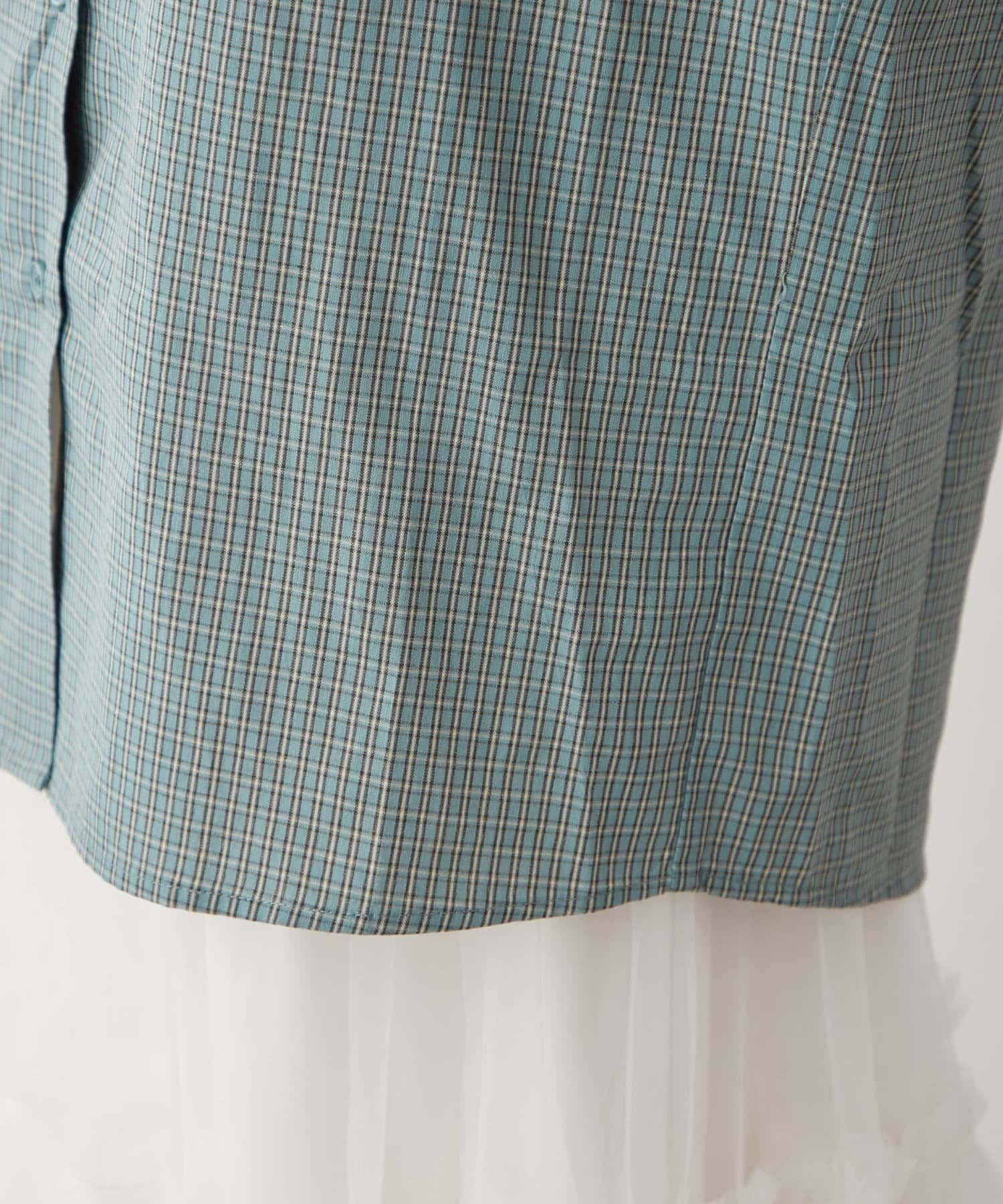 NICE CLAUP / OLIVE des OLIVE OUTLET(ナイスクラップ  / オリーブ デ オリーブ アウトレット) 【NUNIFE】チェックシャツ