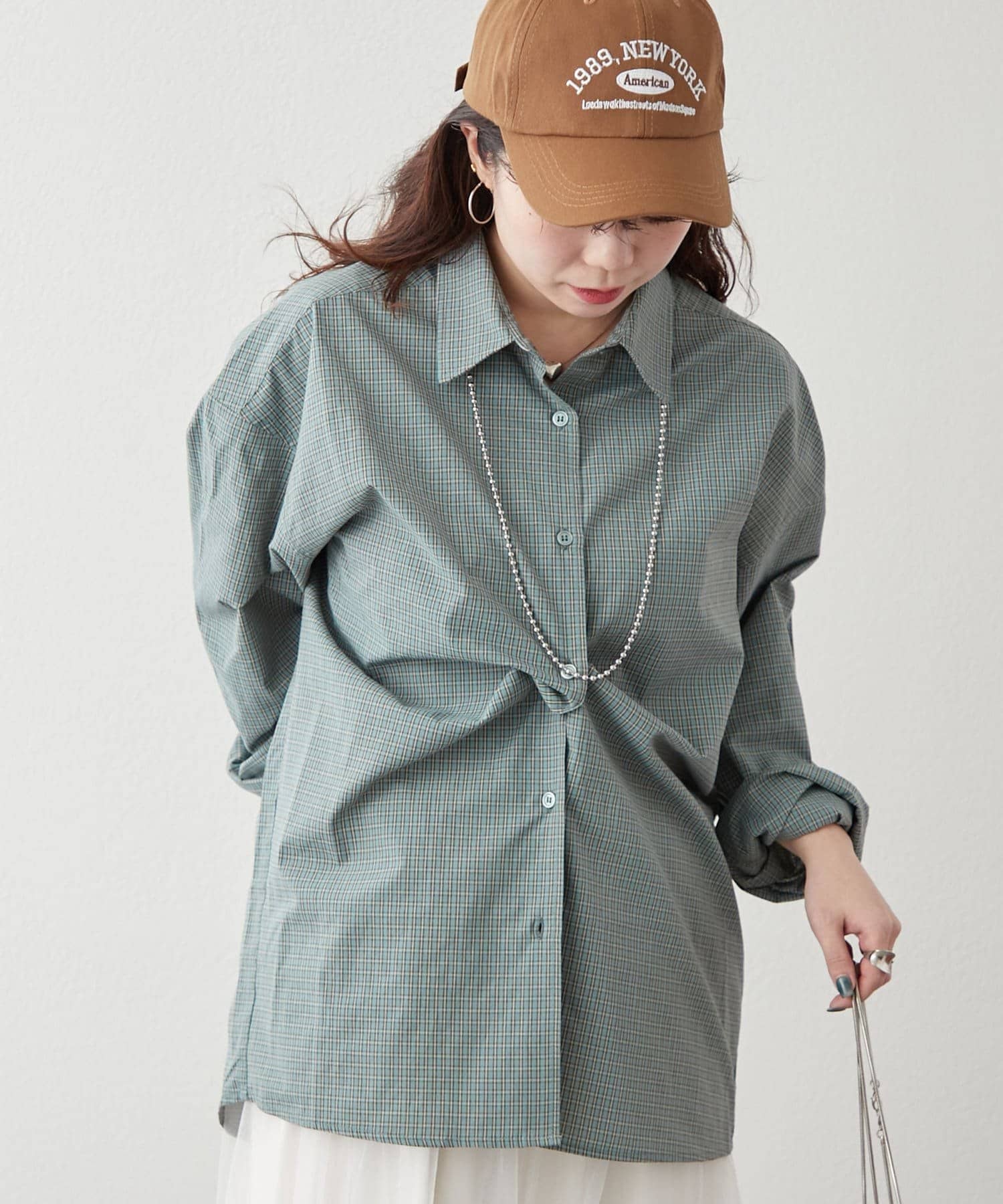 NICE CLAUP / OLIVE des OLIVE OUTLET(ナイスクラップ  / オリーブ デ オリーブ アウトレット) 【NUNIFE】チェックシャツ