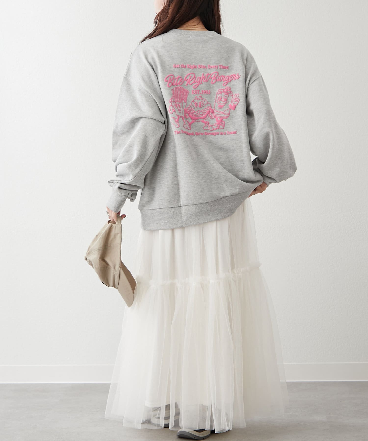 NICE CLAUP / OLIVE des OLIVE OUTLET(ナイスクラップ  / オリーブ デ オリーブ アウトレット) ハンバーガーズスウェット