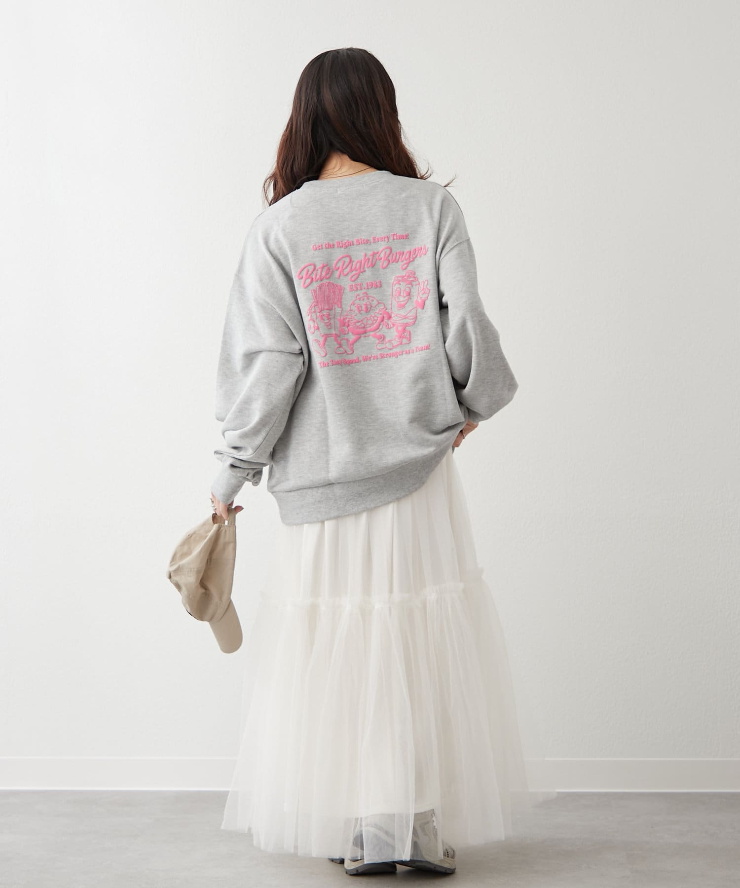 NICE CLAUP / OLIVE des OLIVE OUTLET(ナイスクラップ  / オリーブ デ オリーブ アウトレット) ハンバーガーズスウェット