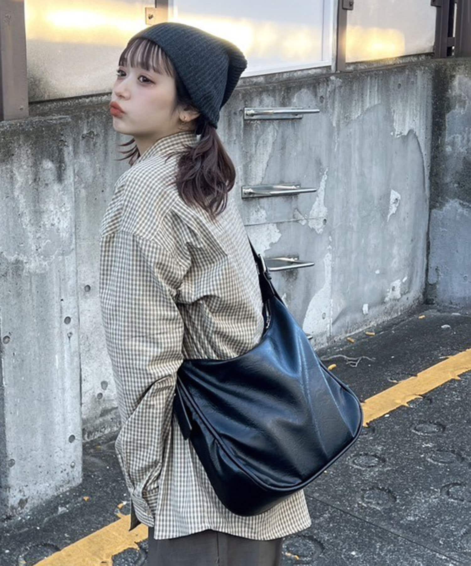 Remind me and forever(リマインドミーアンドフォーエバー) 【WEB限定】【さやべび×NUNIFE】合皮ショルダーBAG