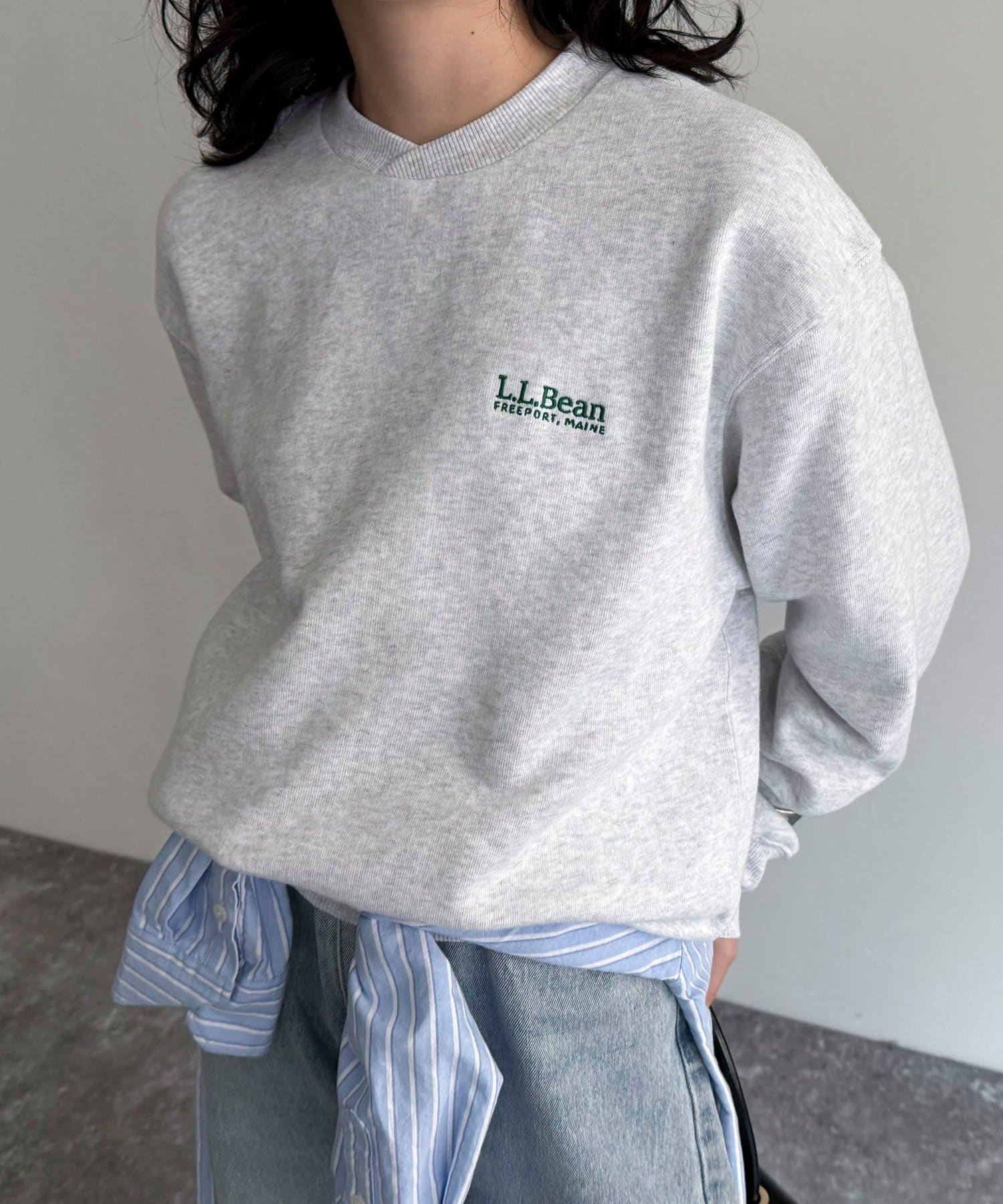 FREDY & GLOSTER(フレディ アンド グロスター) レディース 【L. L.Bean】Smithfield Crewneck Sweatshirt ライトグレー