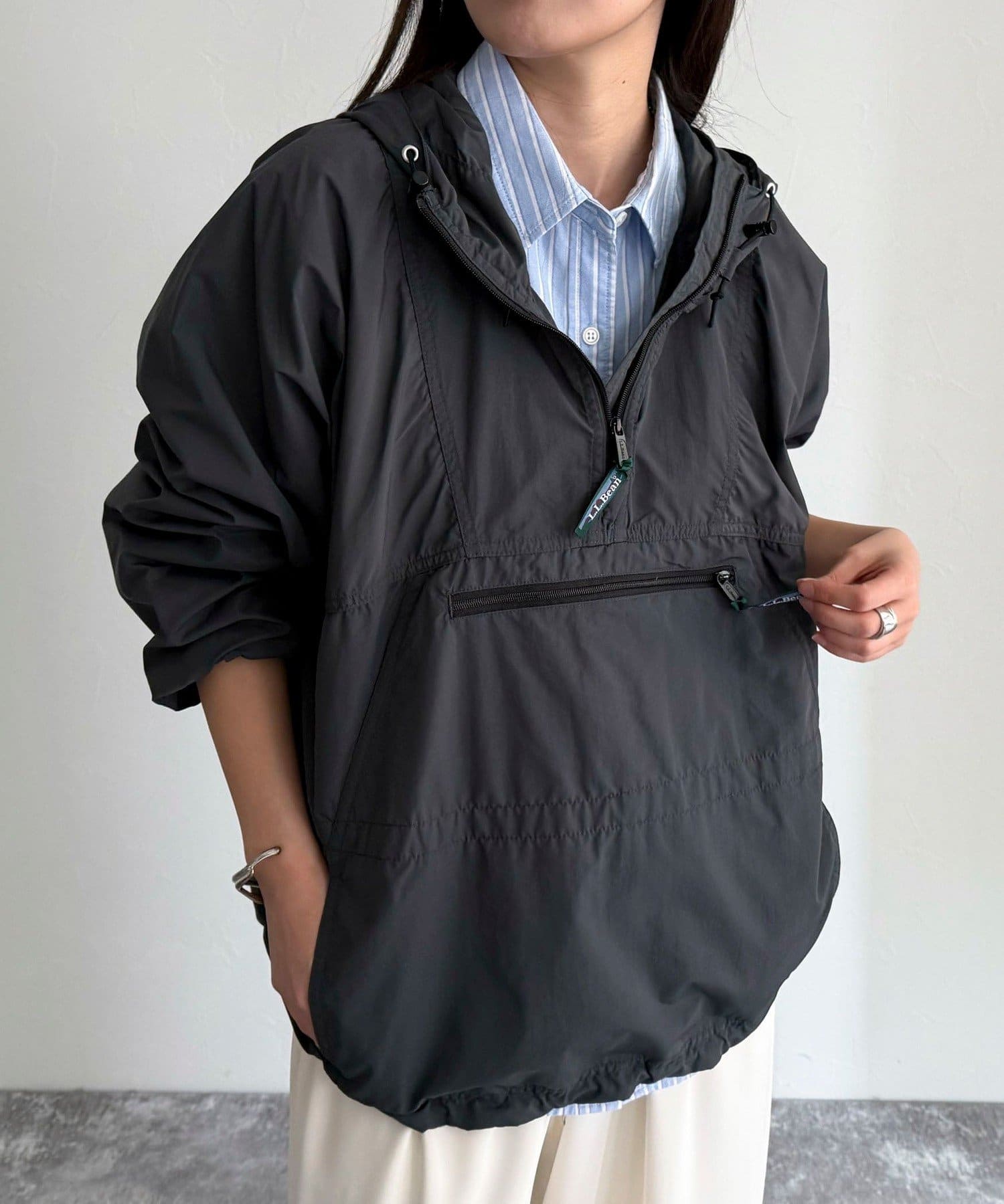 FREDY & GLOSTER(フレディ アンド グロスター) レディース 【L. L.Bean】Milo Anorak チャコールグレー