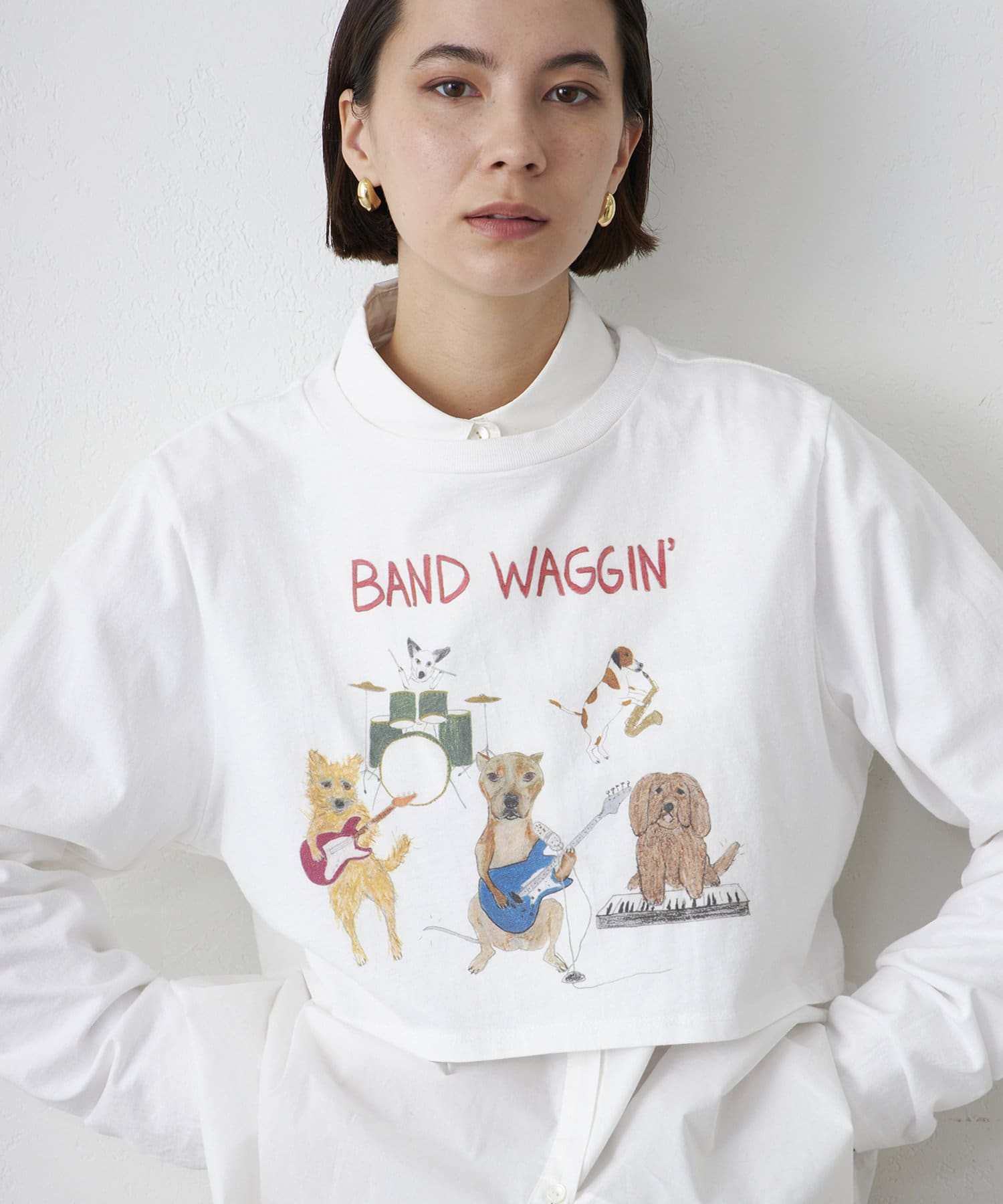 UNFORTUNATE PORTRAIT】Band WagginTシャツ | Whim Gazette(ウィム