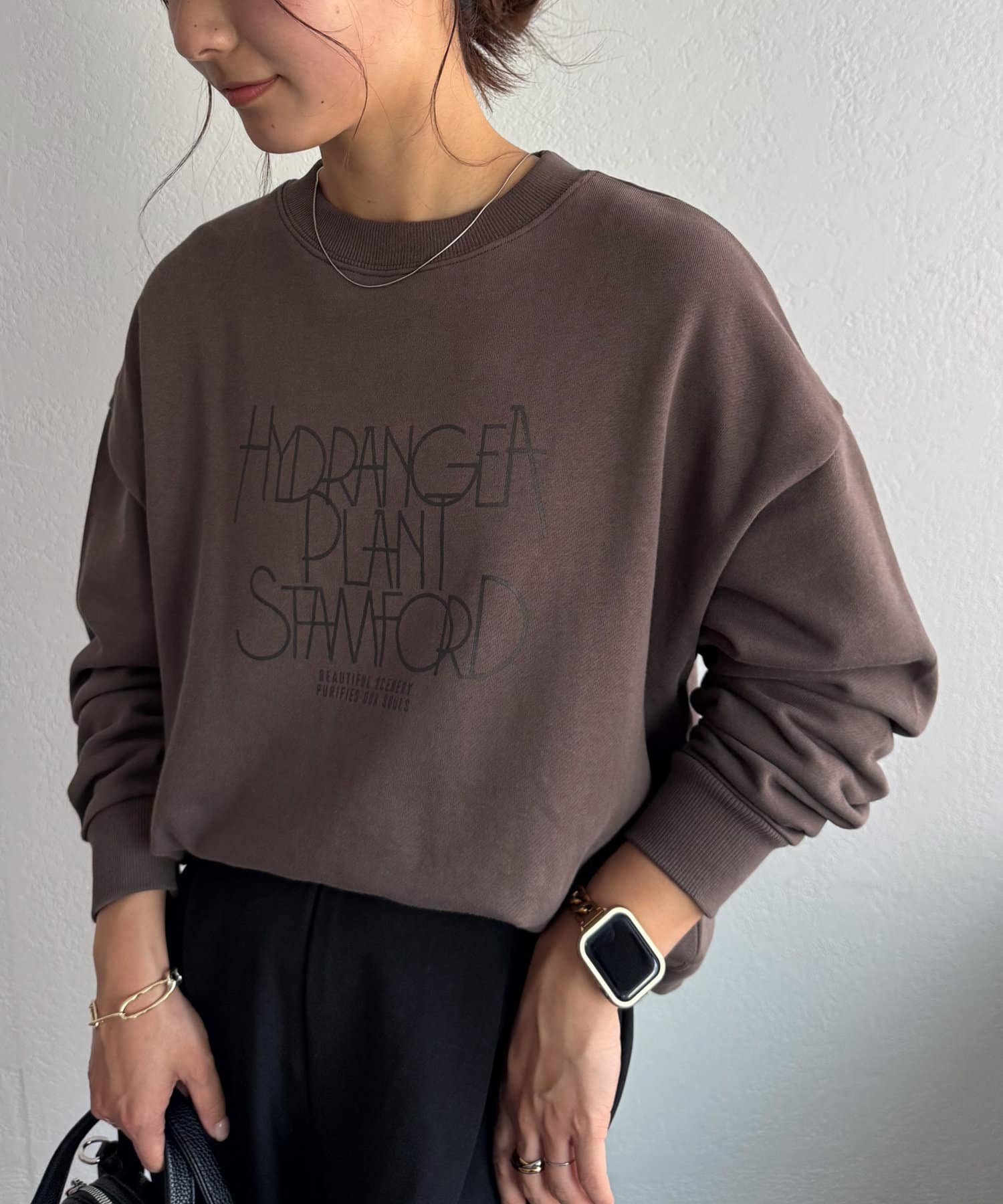 DISCOAT(ディスコート) 【WEB限定】ロゴショートスウェット