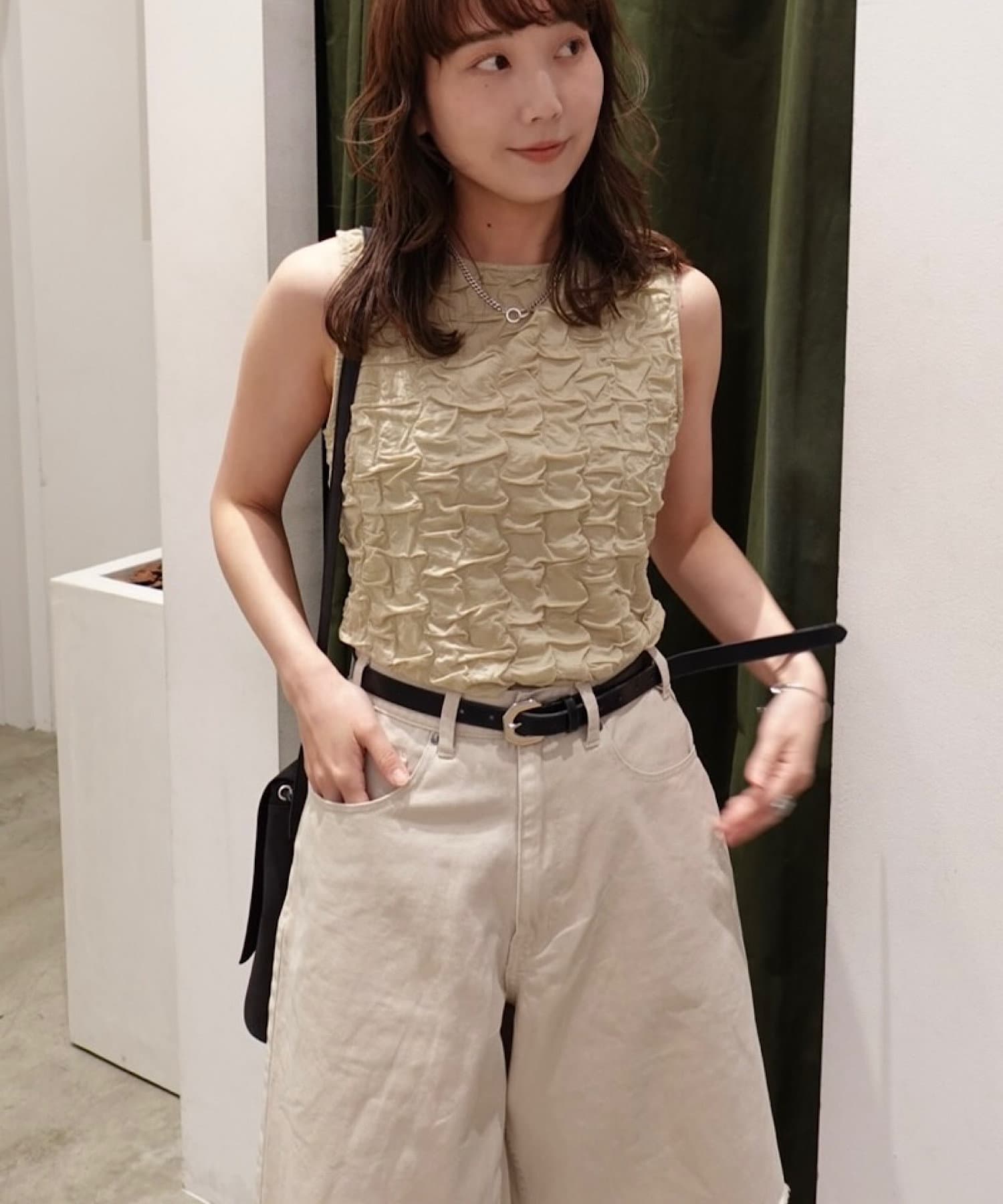 whimsic ハンドペインティングコットンツイルショーツ WHIMSIC/2サイズ展開】フェイデッドプロセシングツイルショート