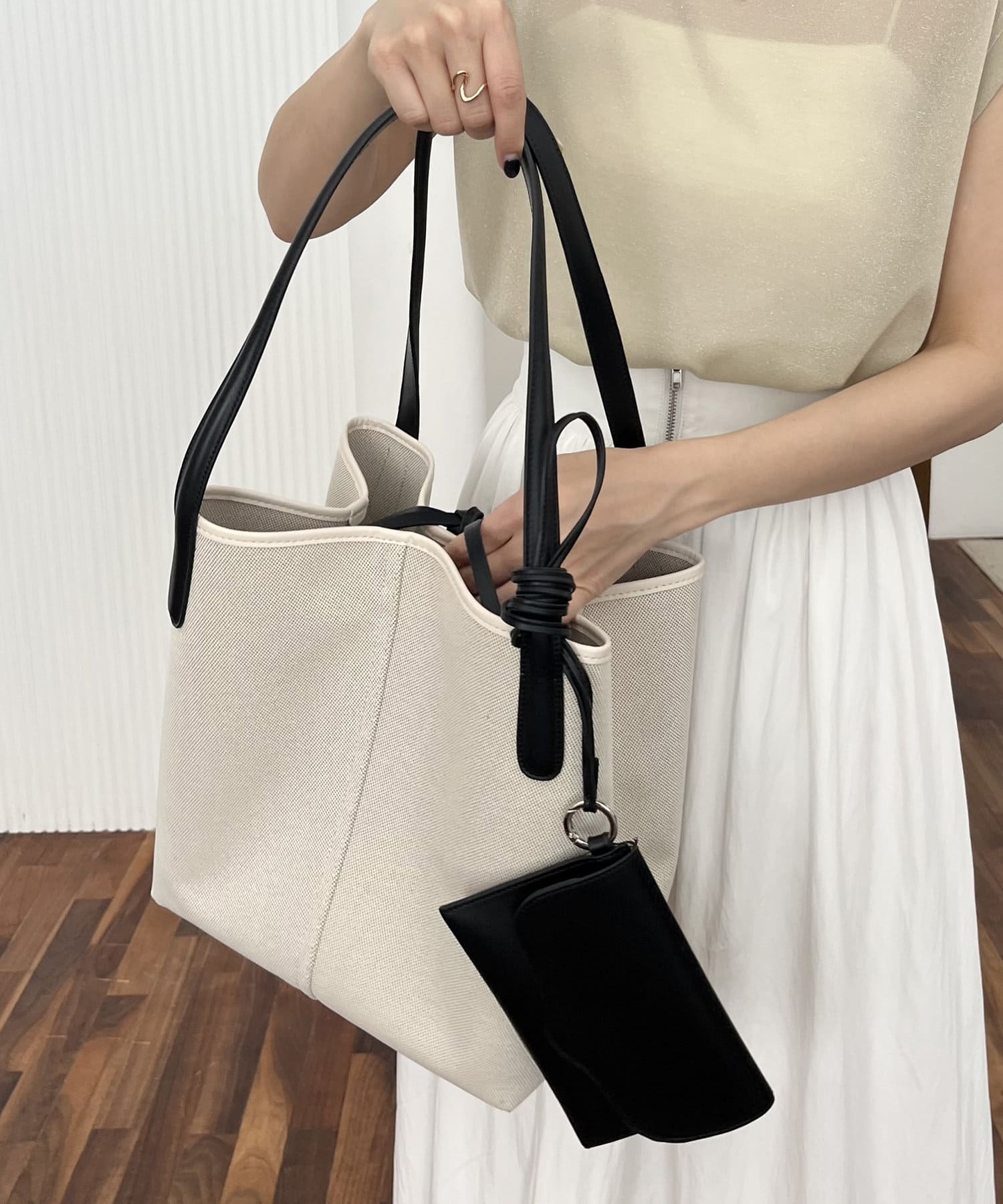 CAPRICIEUX LE'MAGE(カプリシュレマージュ) ラメBOXベスト ラメBOXベスト | CAPRICIEUX LE'MAGE(カプリシュレマージュ